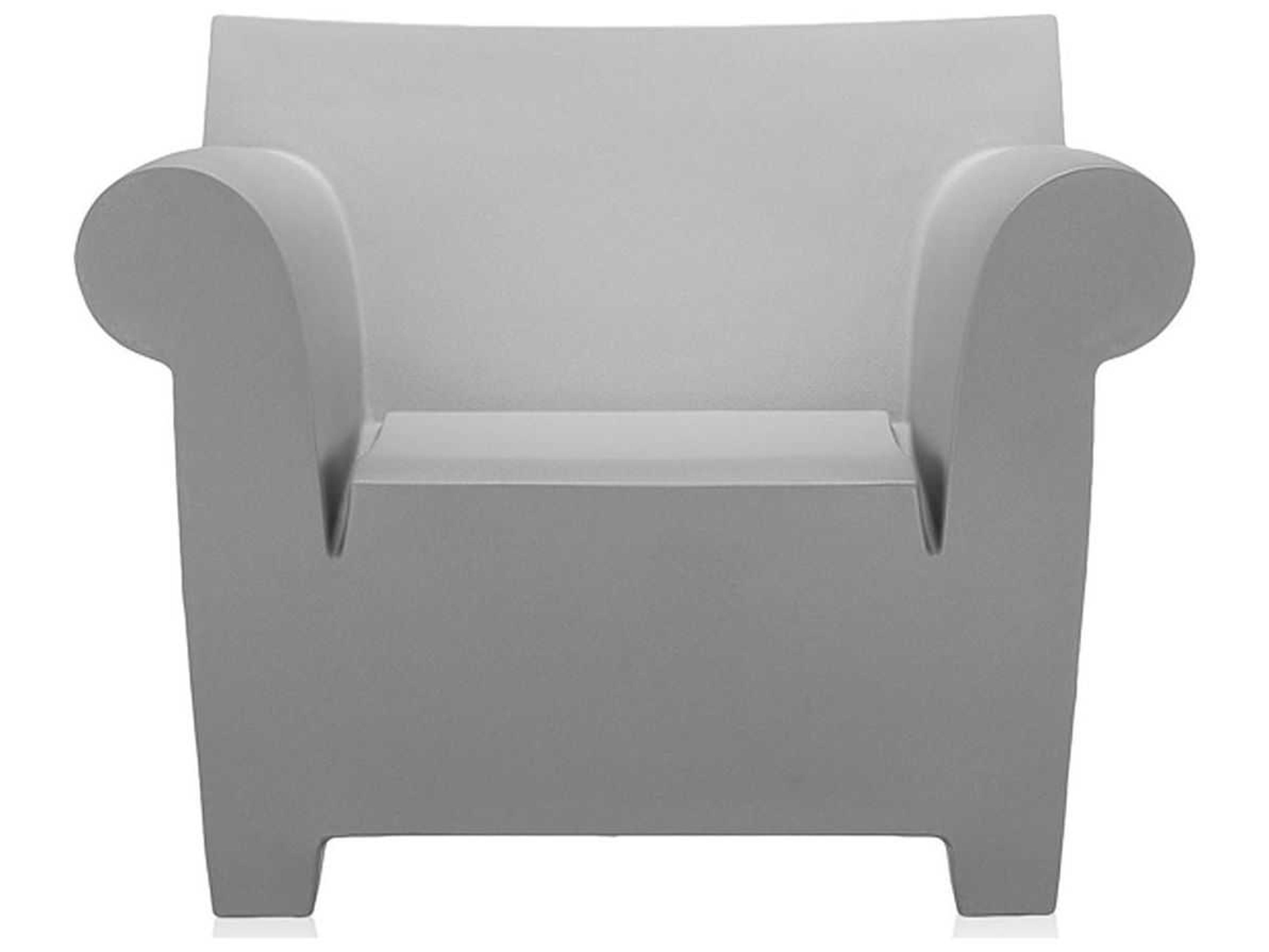 Kartell Outdoor Bubble Light Grey Resin Lounge Chair