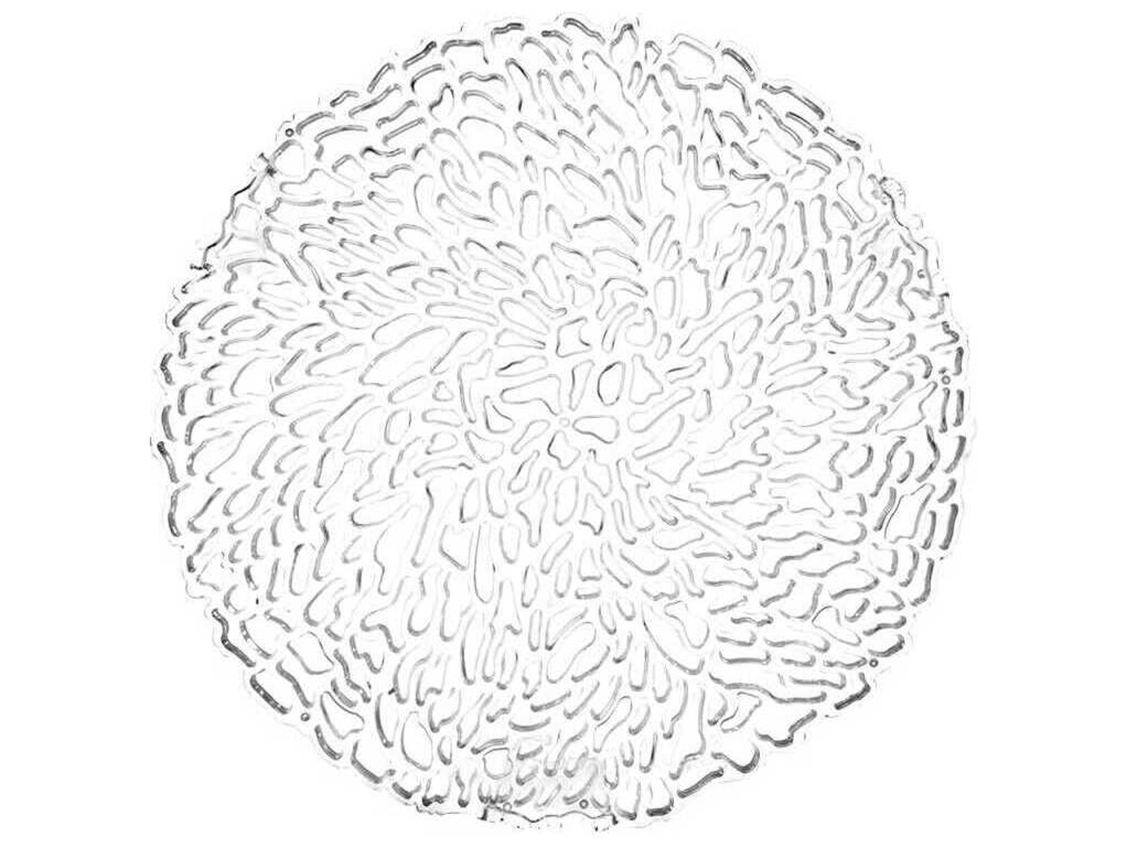 Kartell Outdoor T-table Transparent Crystal Resin High Round Coffee Table