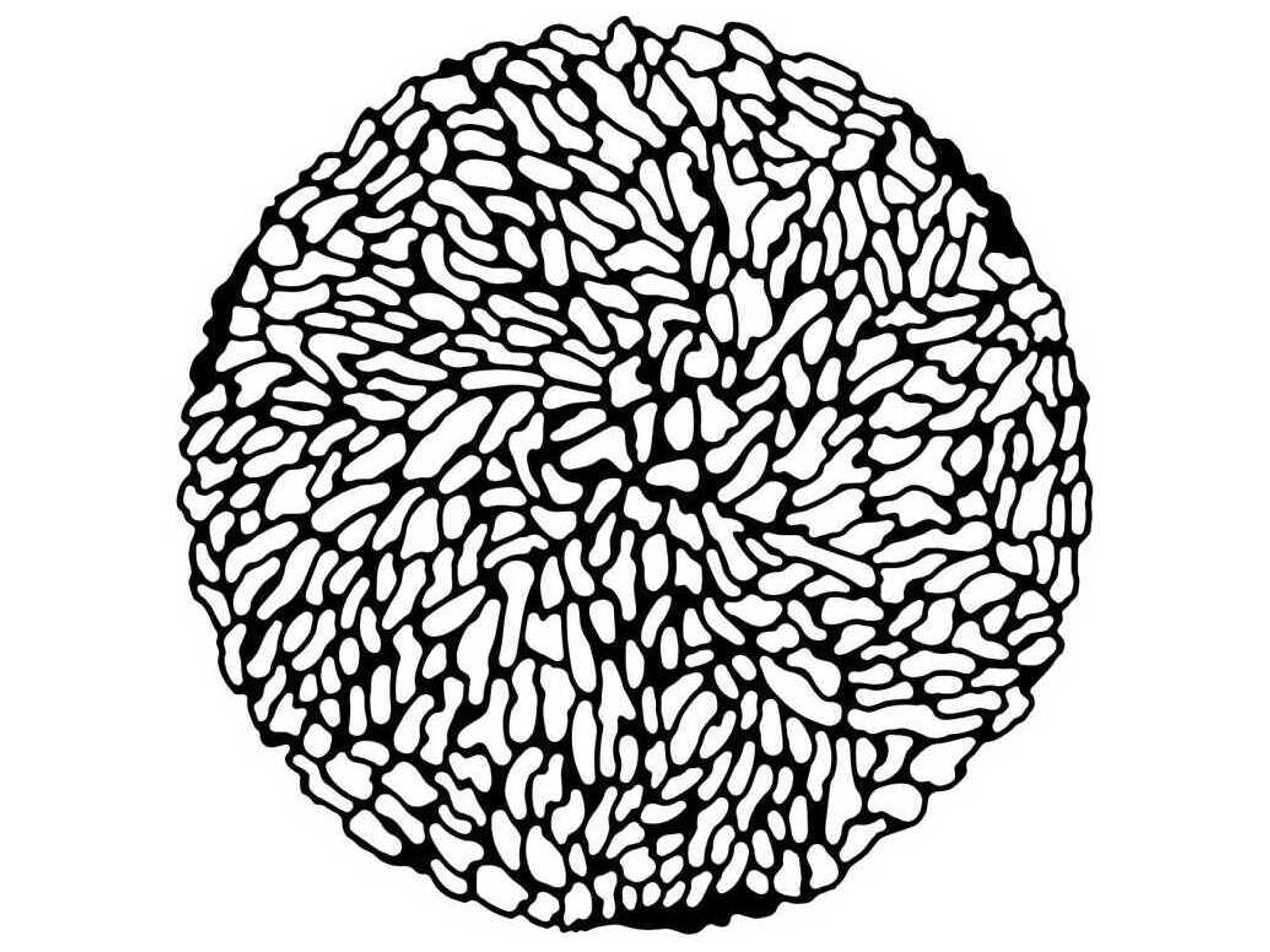 Kartell Outdoor T-table Opaque Black Resin High Round Coffee Table