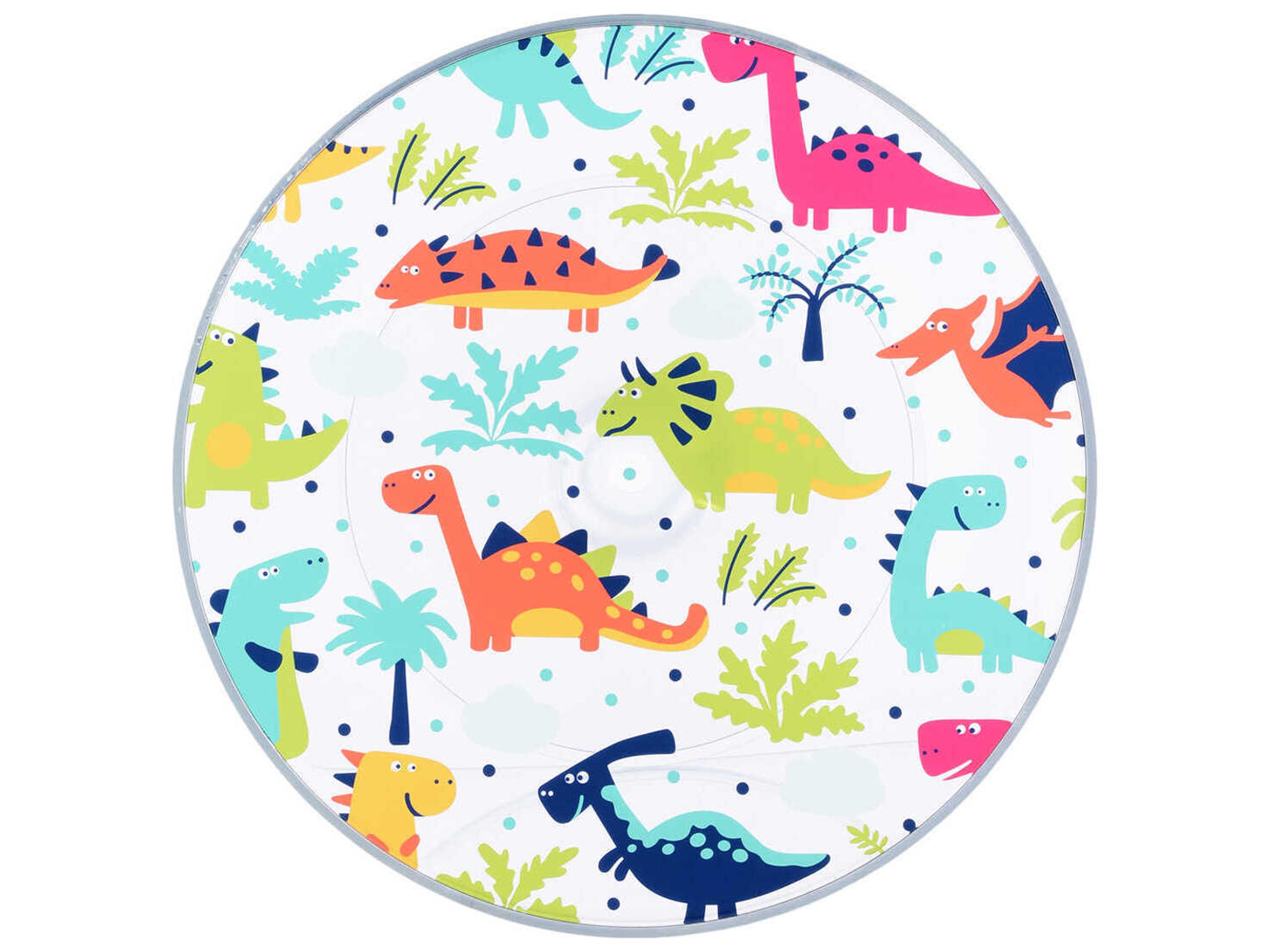 Kartell Outdoor Tip Top Dinosaur Print Resin Round End Table