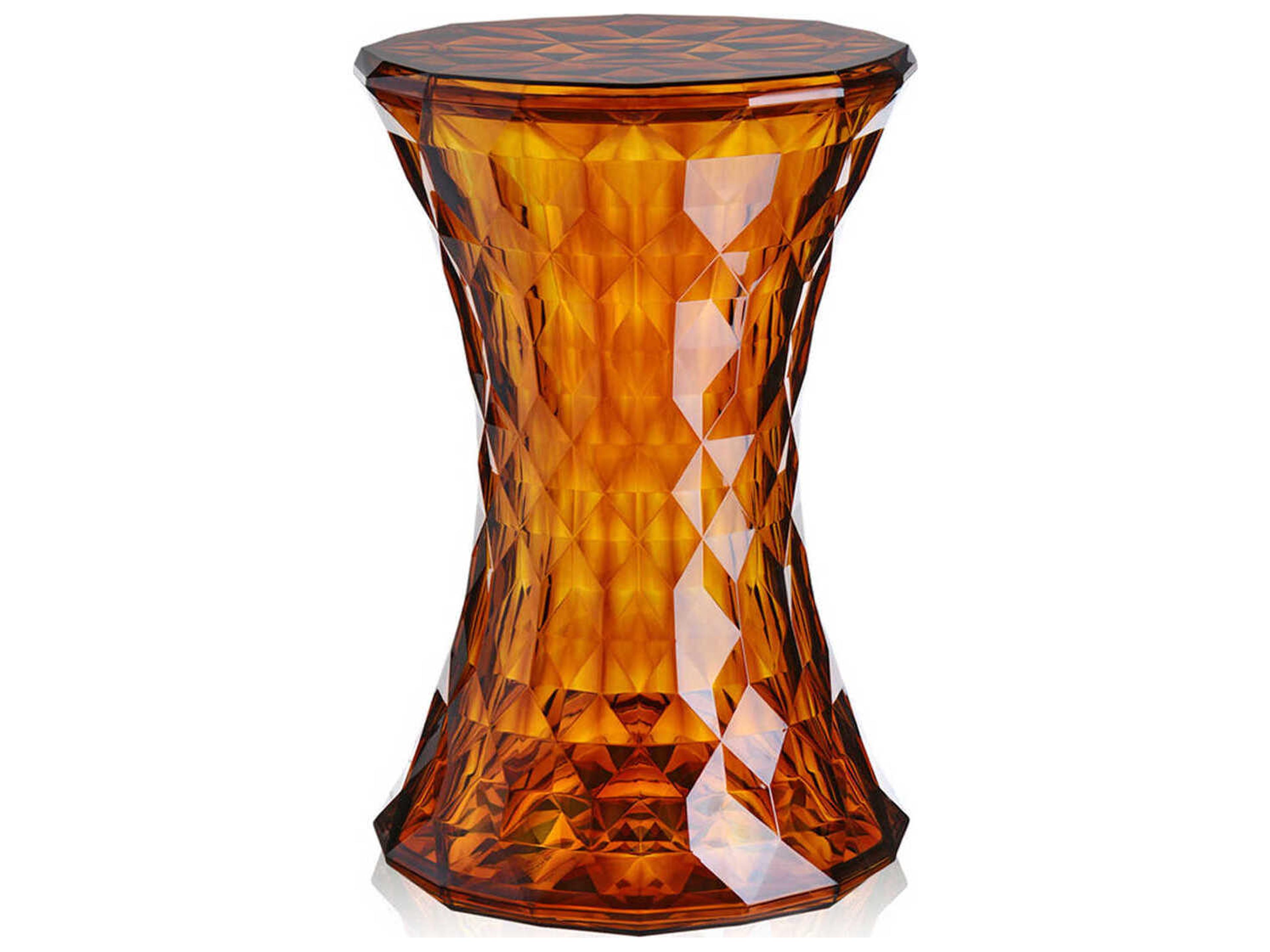Stone Stool in Amber