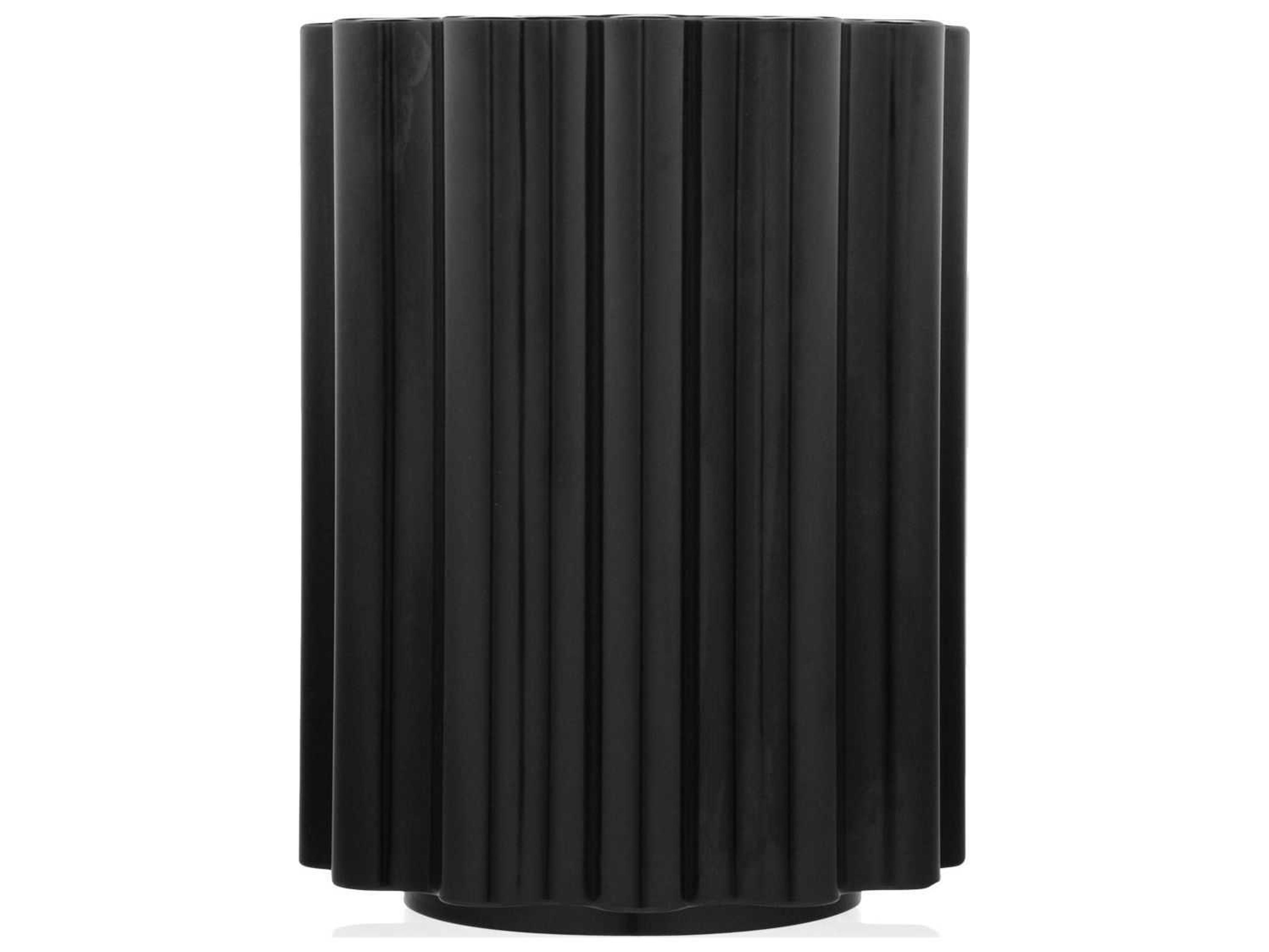 Kartell Outdoor Colonna Black Resin Dining Chair