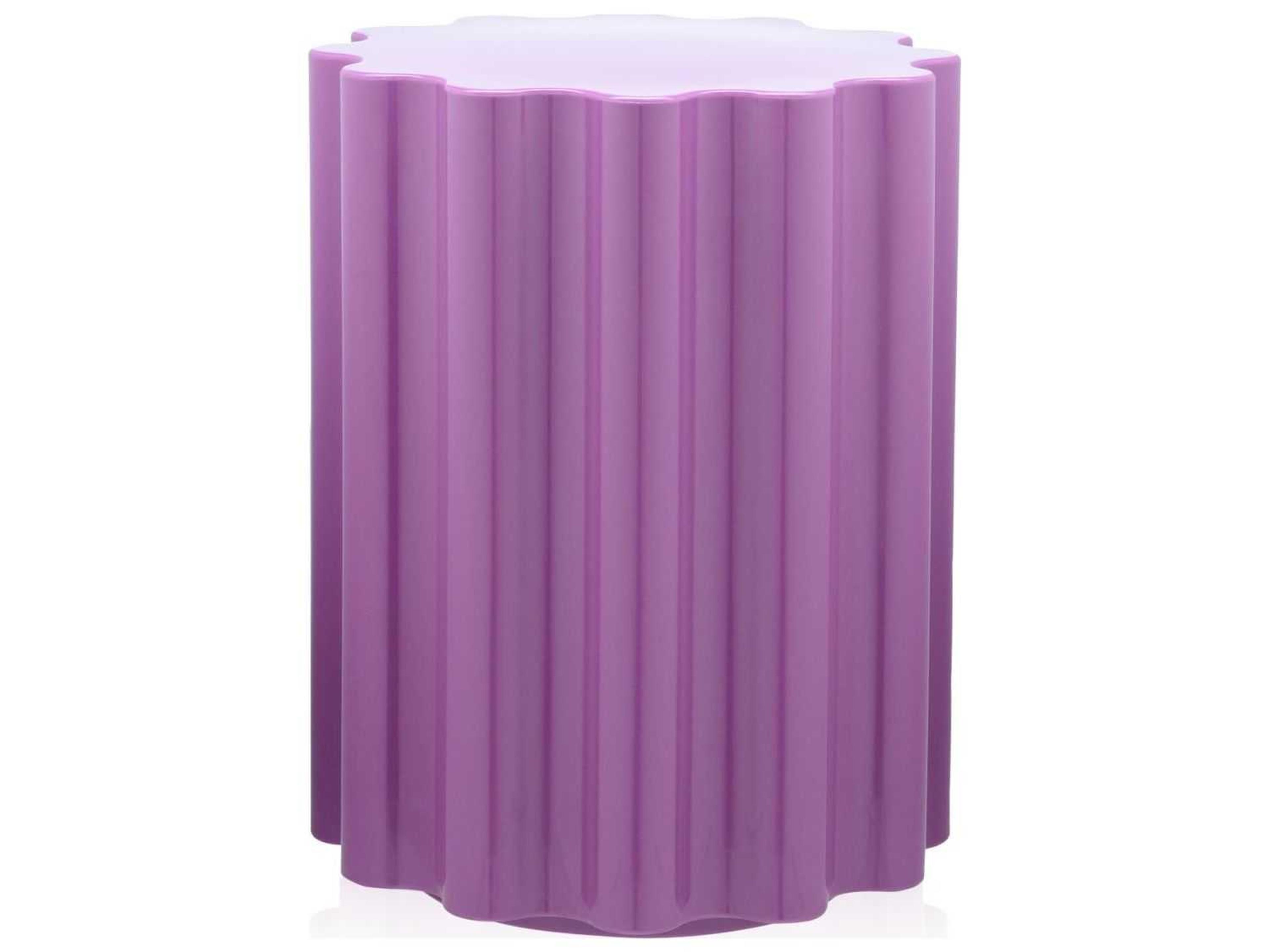 Colonna Purple Resin Dining Chair