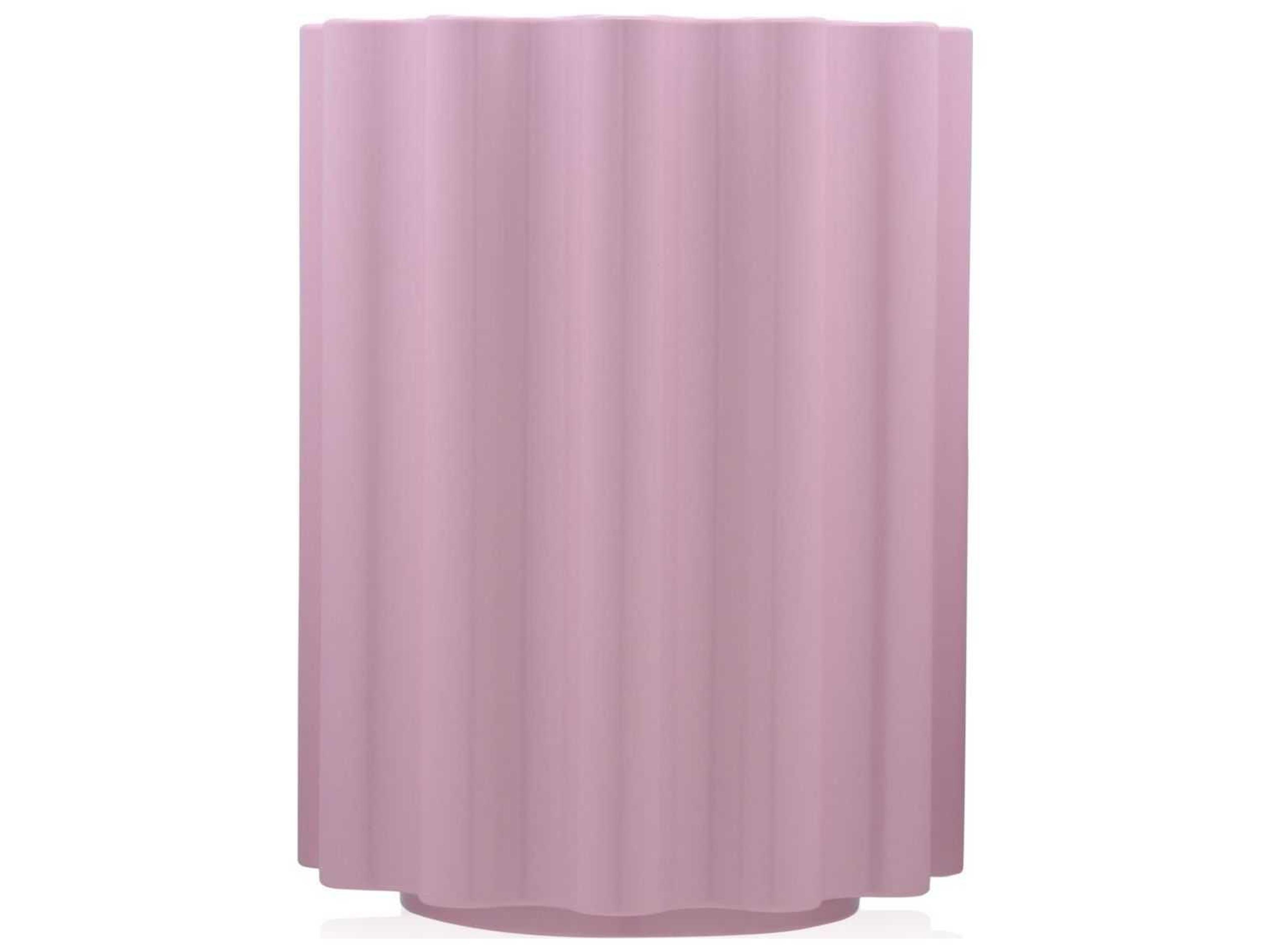 Kartell Outdoor Colonna Pink Fabric Resin Dining Chair