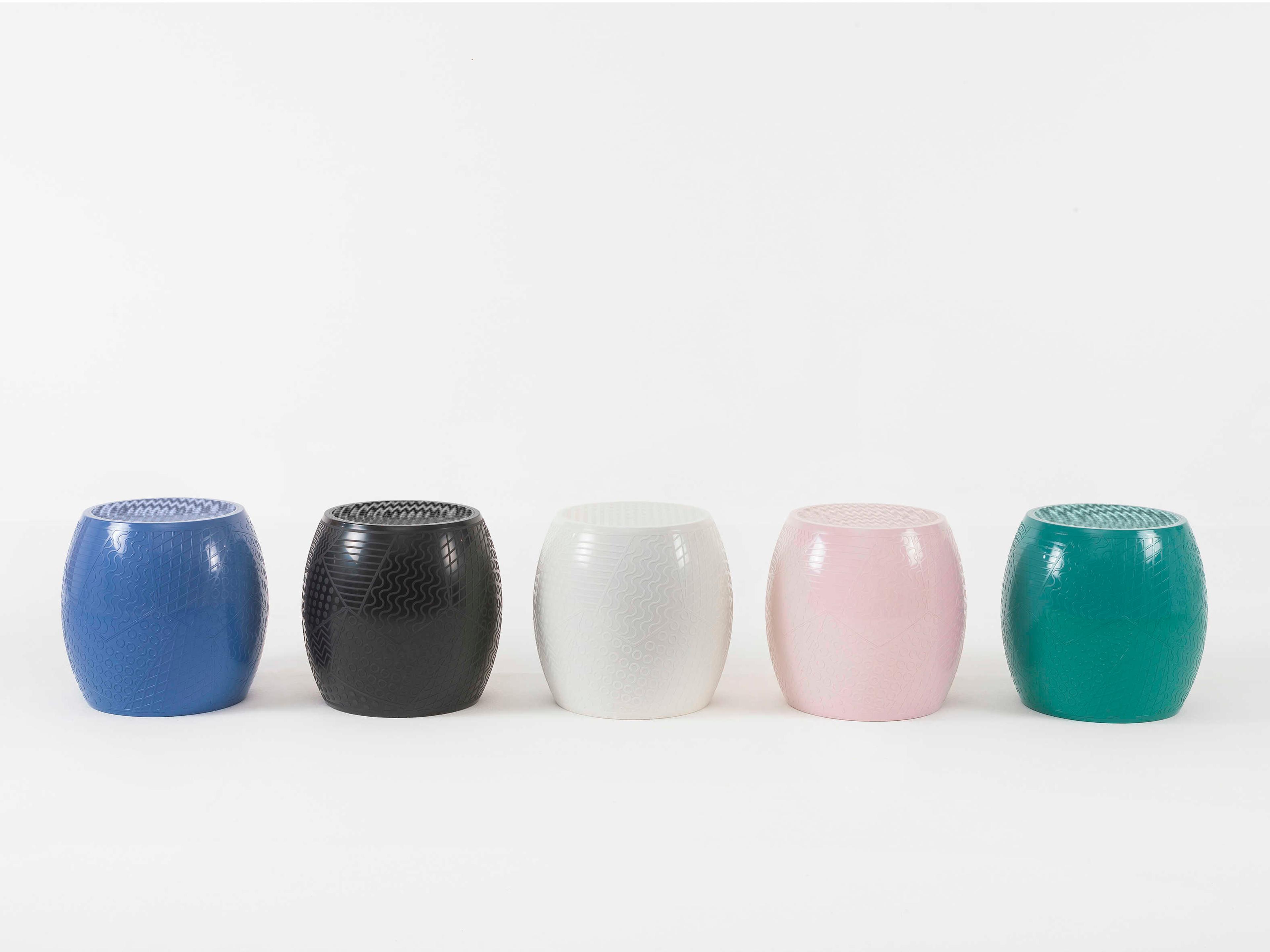 Kartell Outdoor Roy White Resin Stool