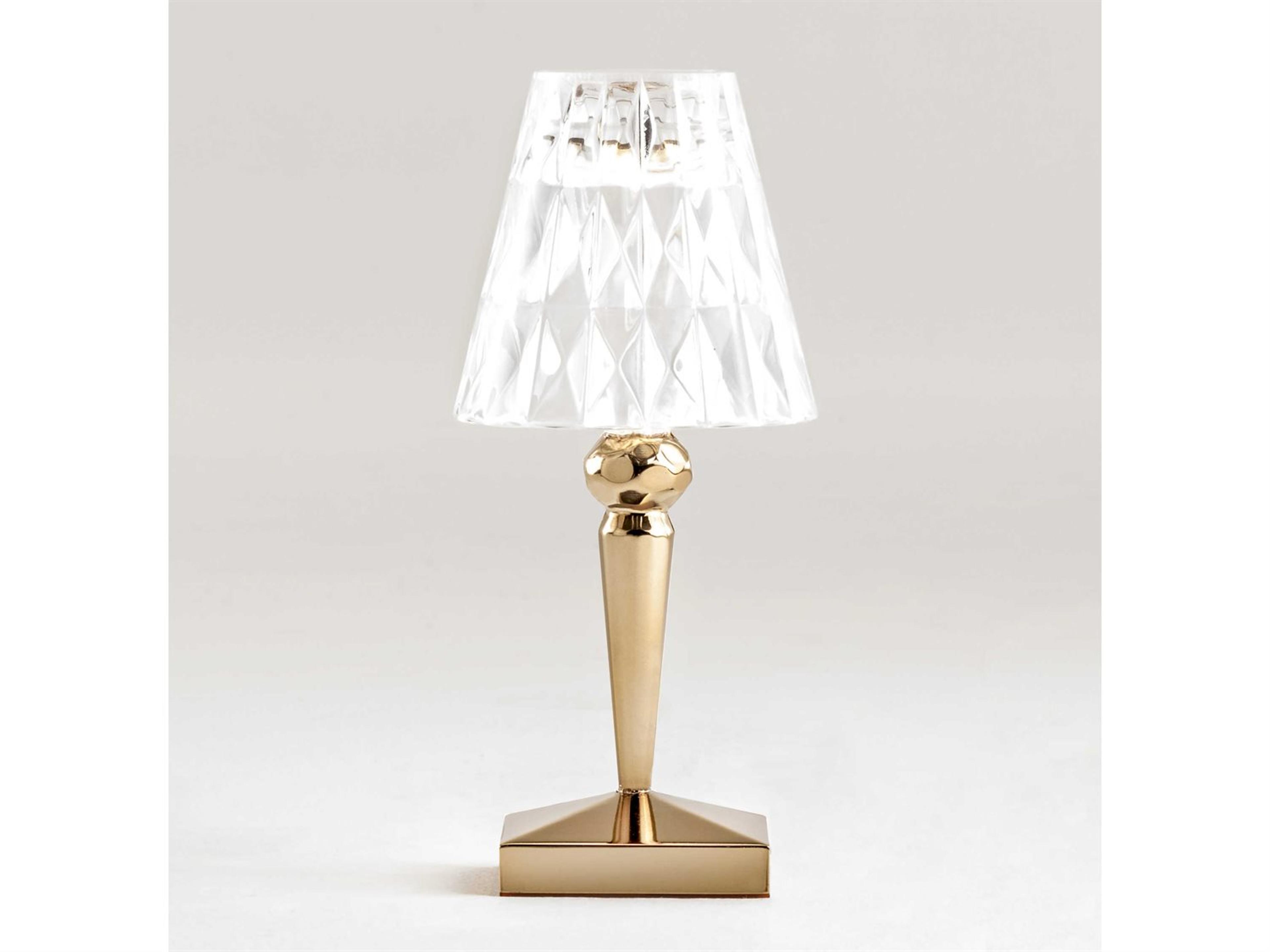 Kartell Outdoor Battery Metallic Gold Light