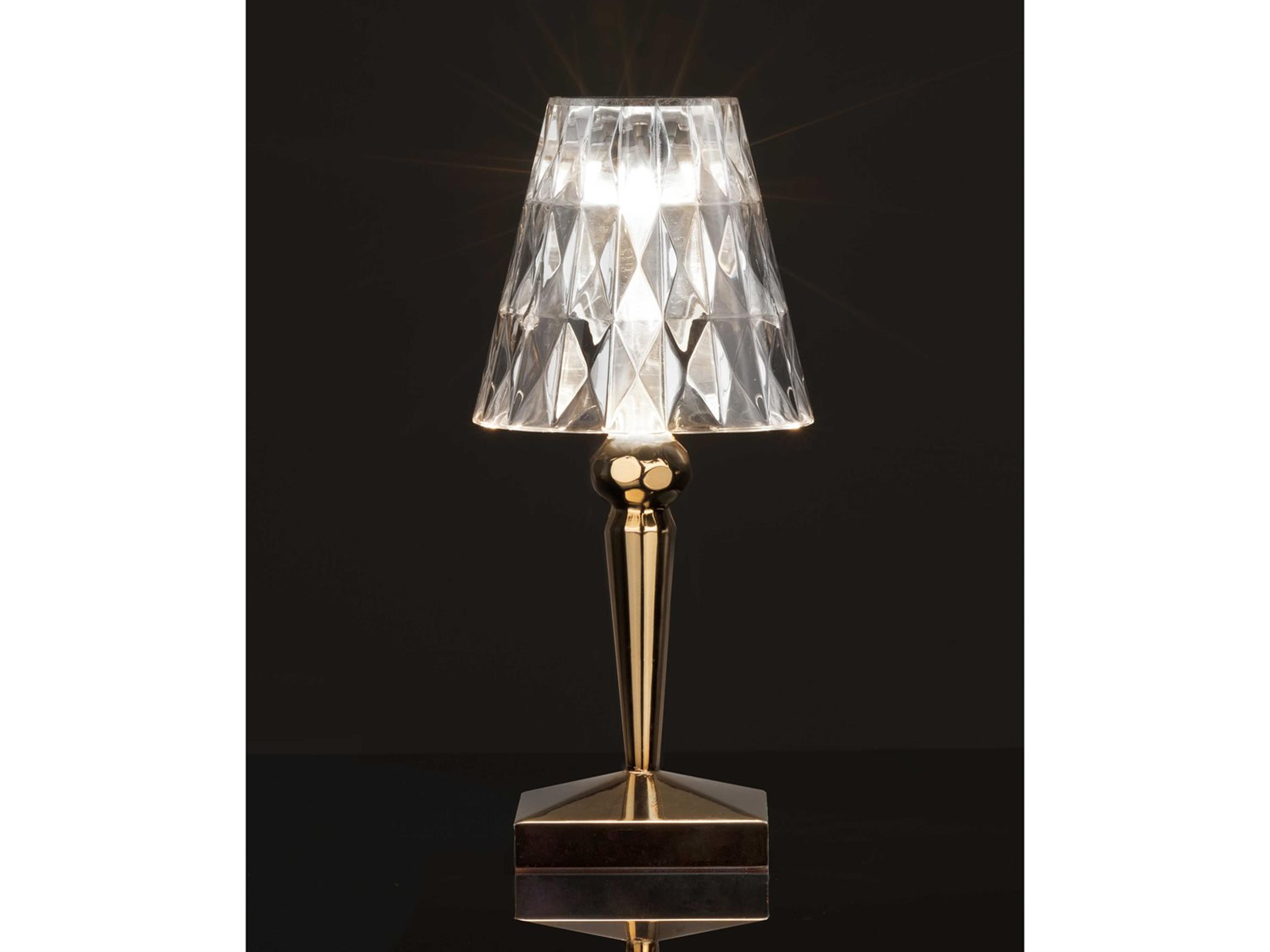 Kartell Outdoor Battery Metallic Gold Light