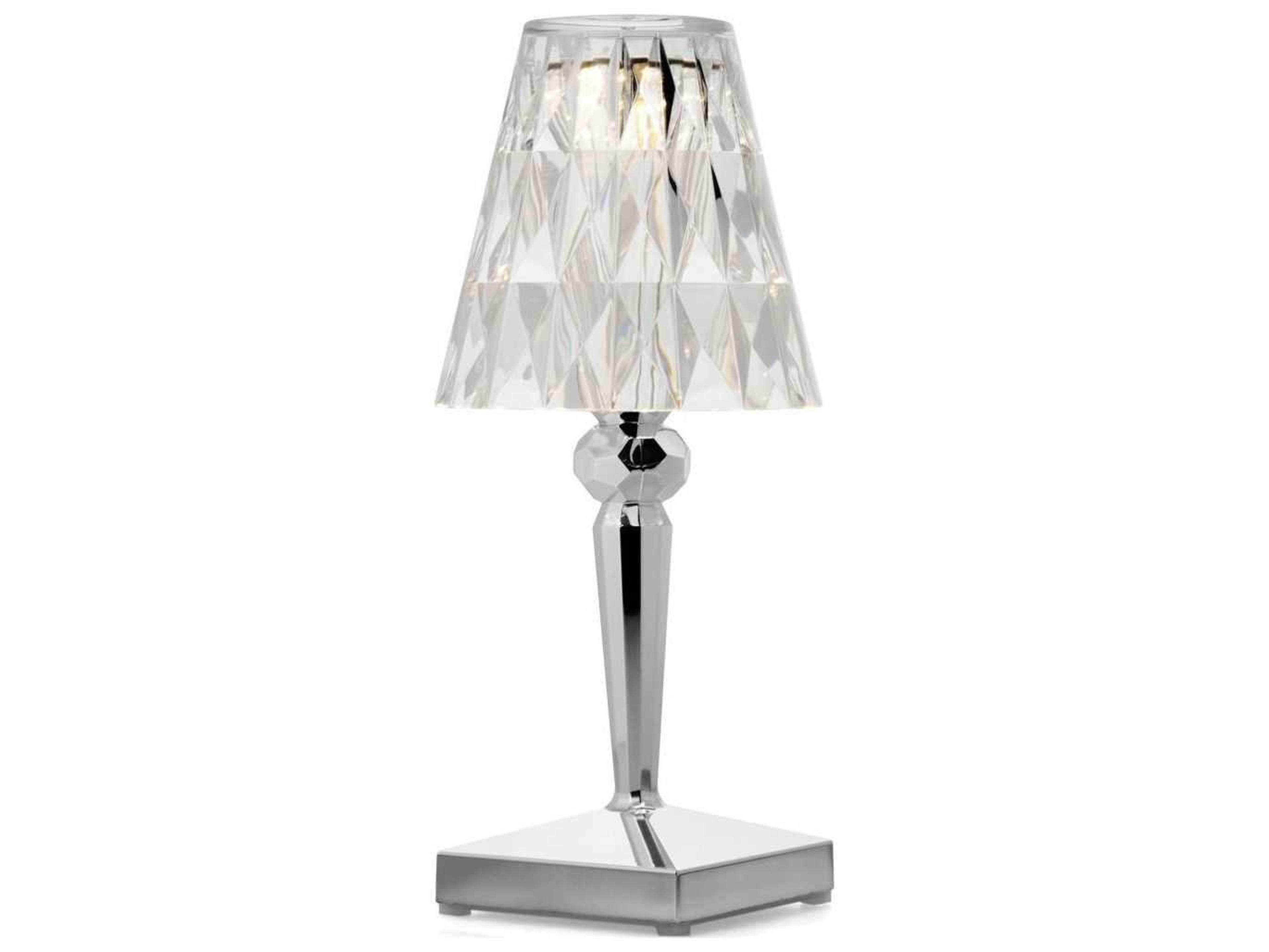 Battery Metallic Chrome Light