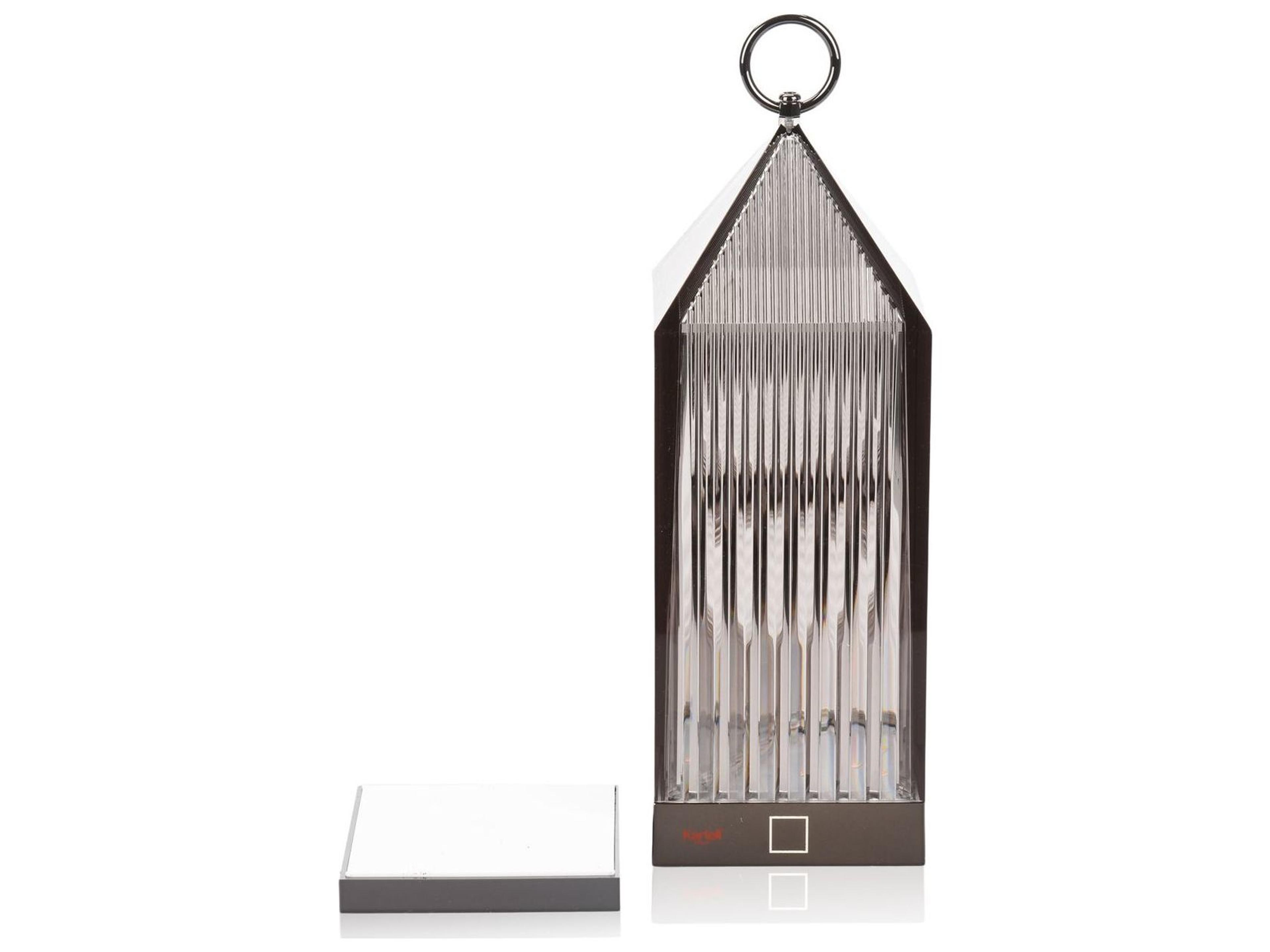 Kartell Outdoor Lantern Smoke Grey Light