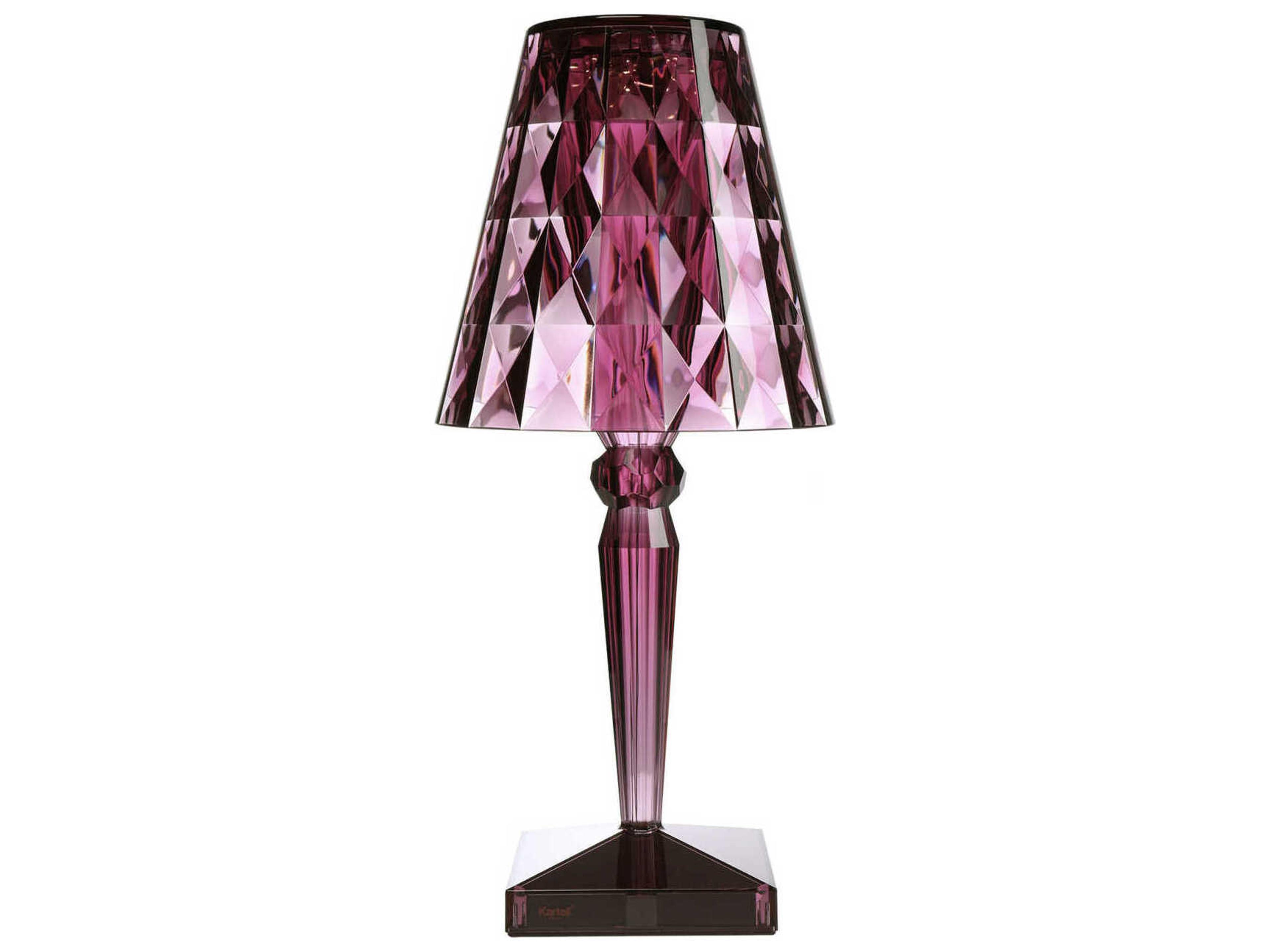 Big Battery Transparent Plum Portable Lamp