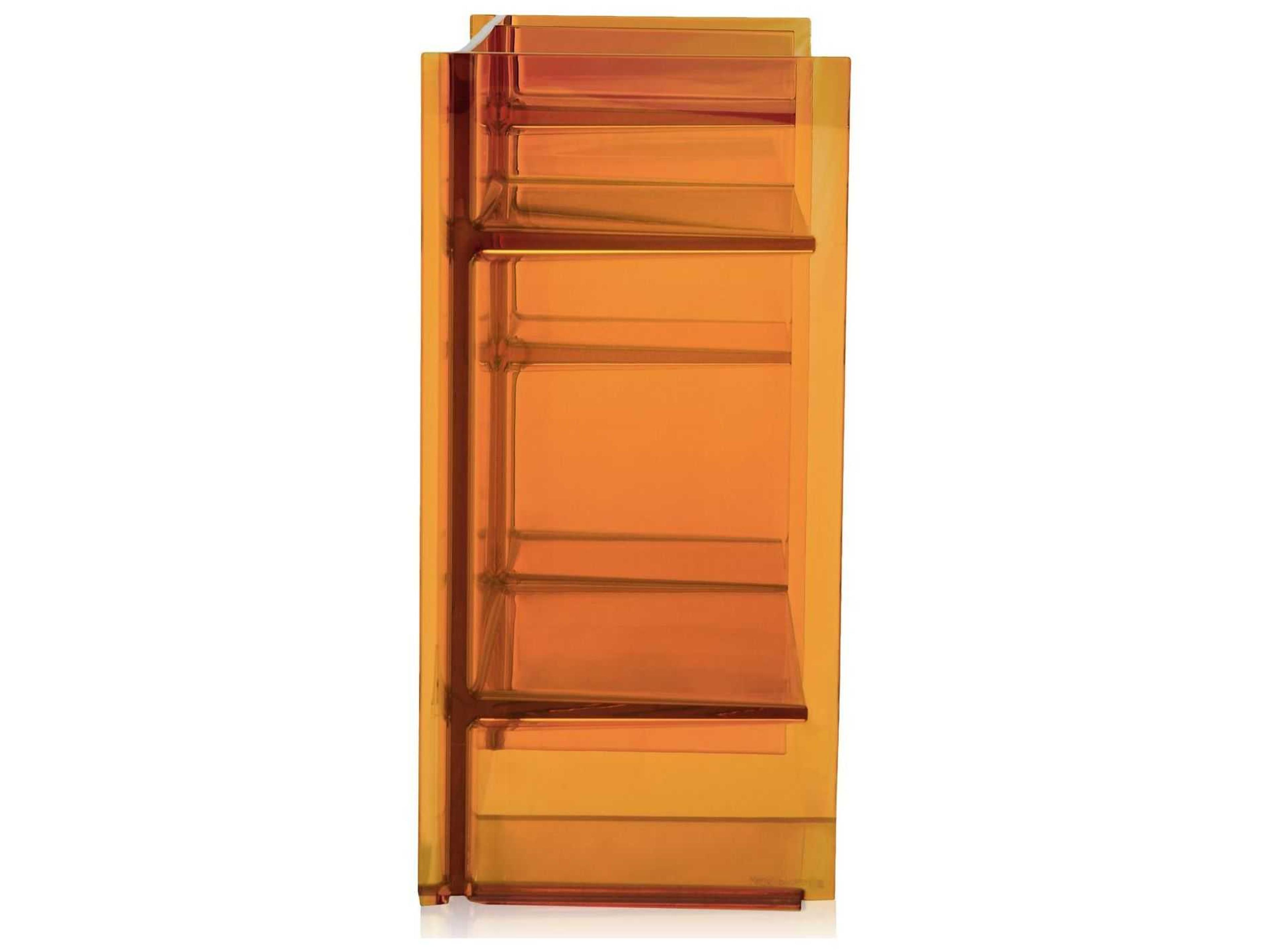Kartell Outdoor Sound Transparent Amber Storage Rack