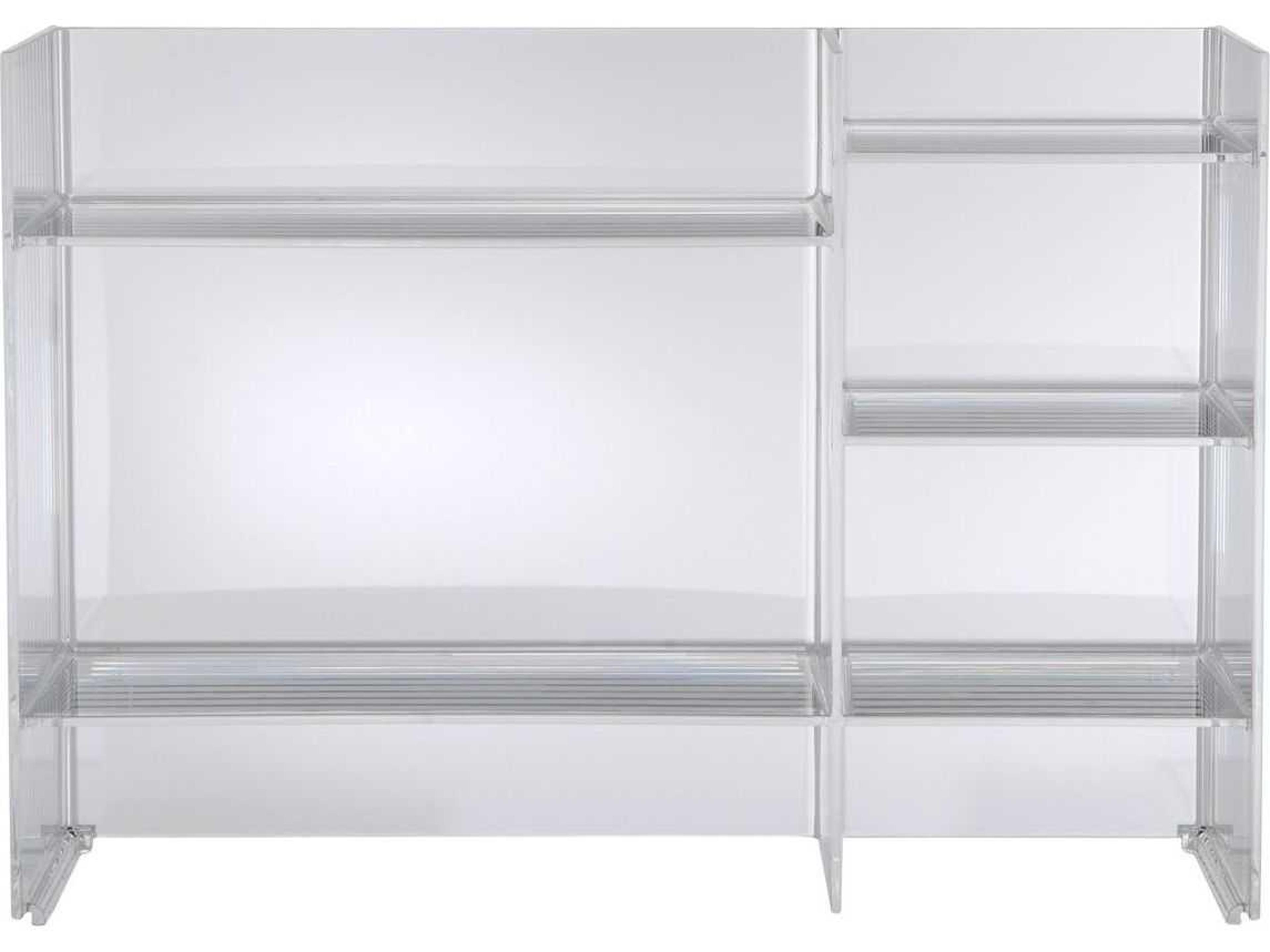 Kartell Outdoor Sound Transparent Crystal Storage Rack