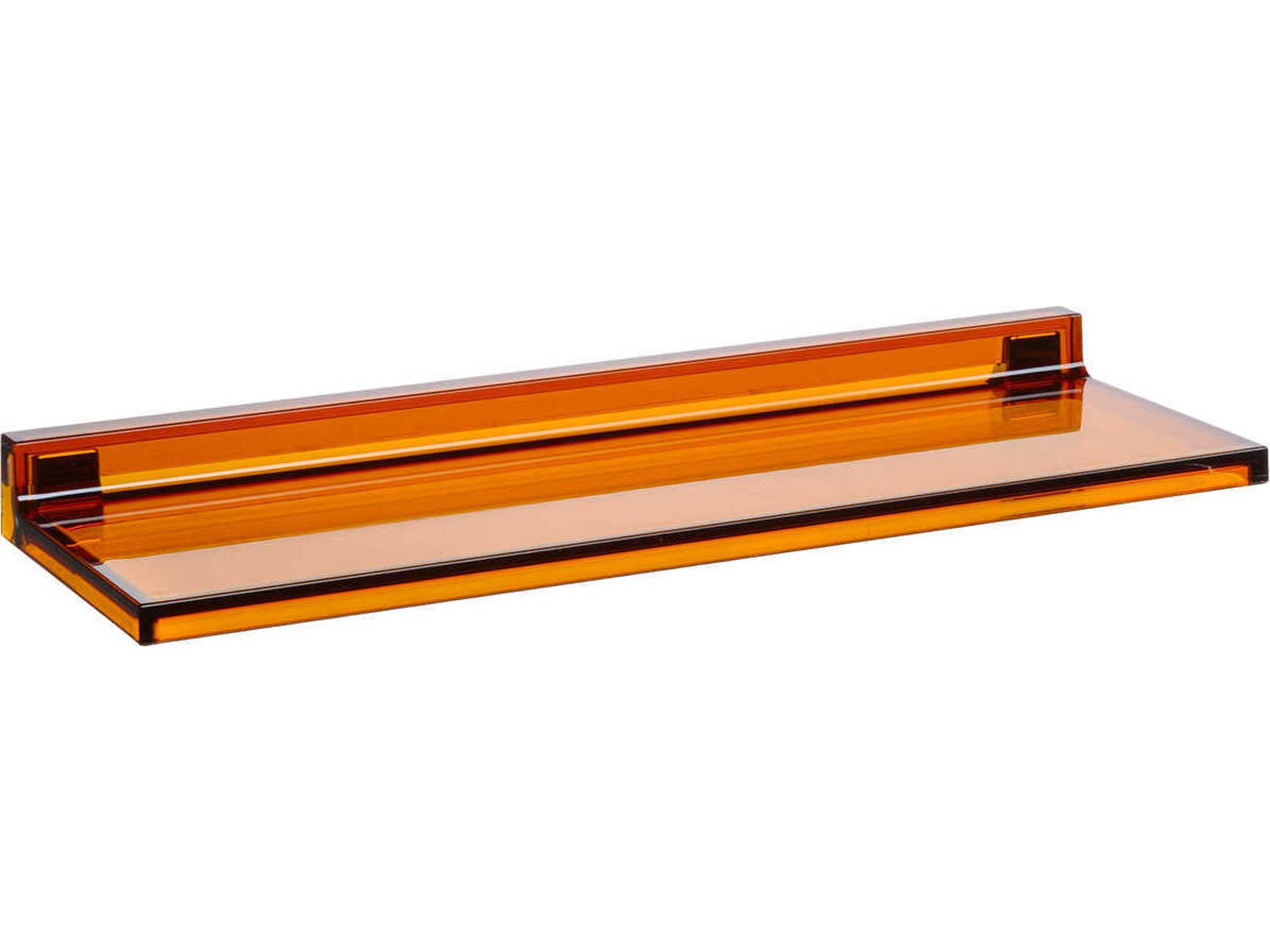 Kartell Outdoor Shelfish Amber Floating Shelf