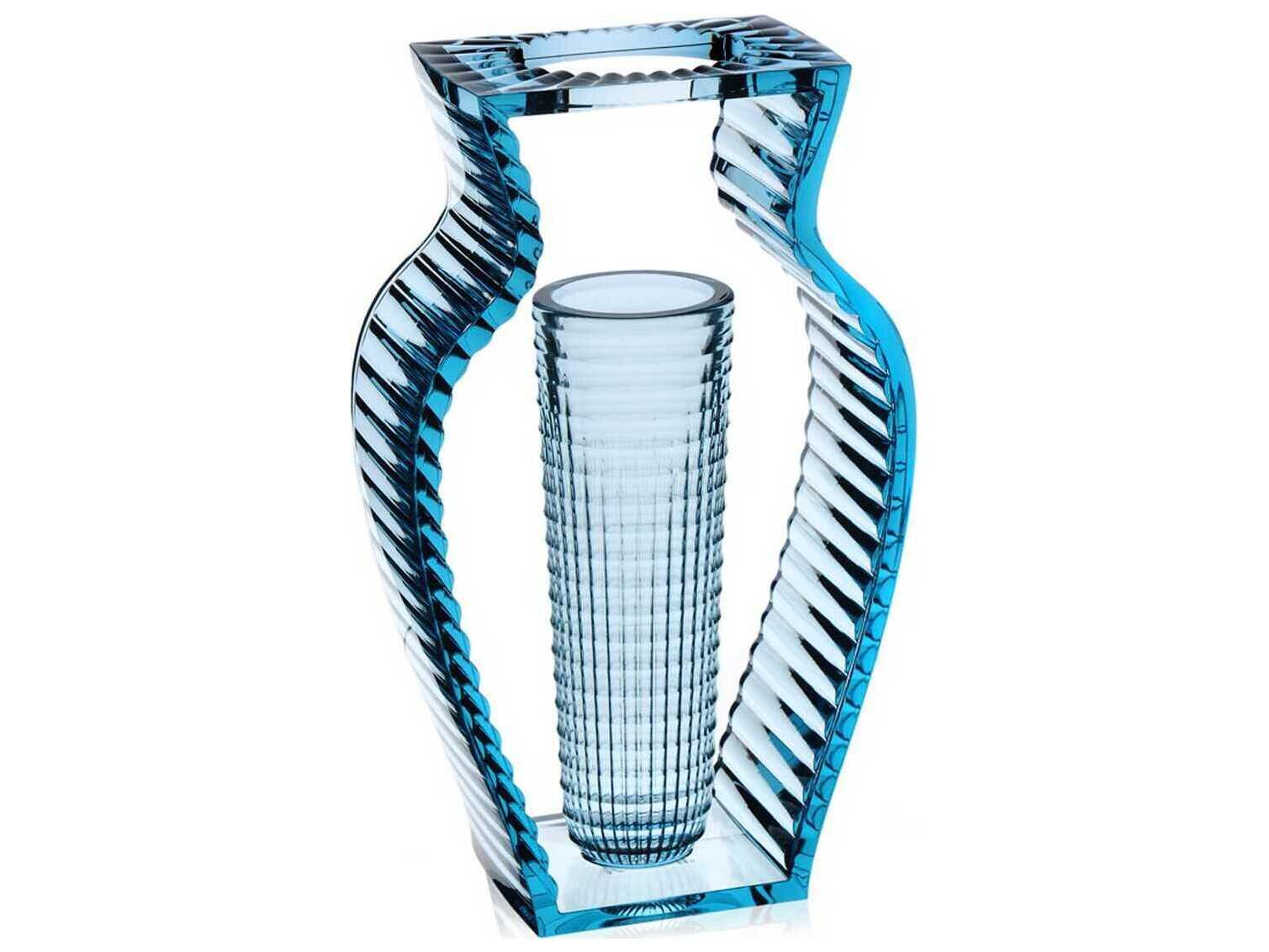 Kartell I-Shine Blue Vase