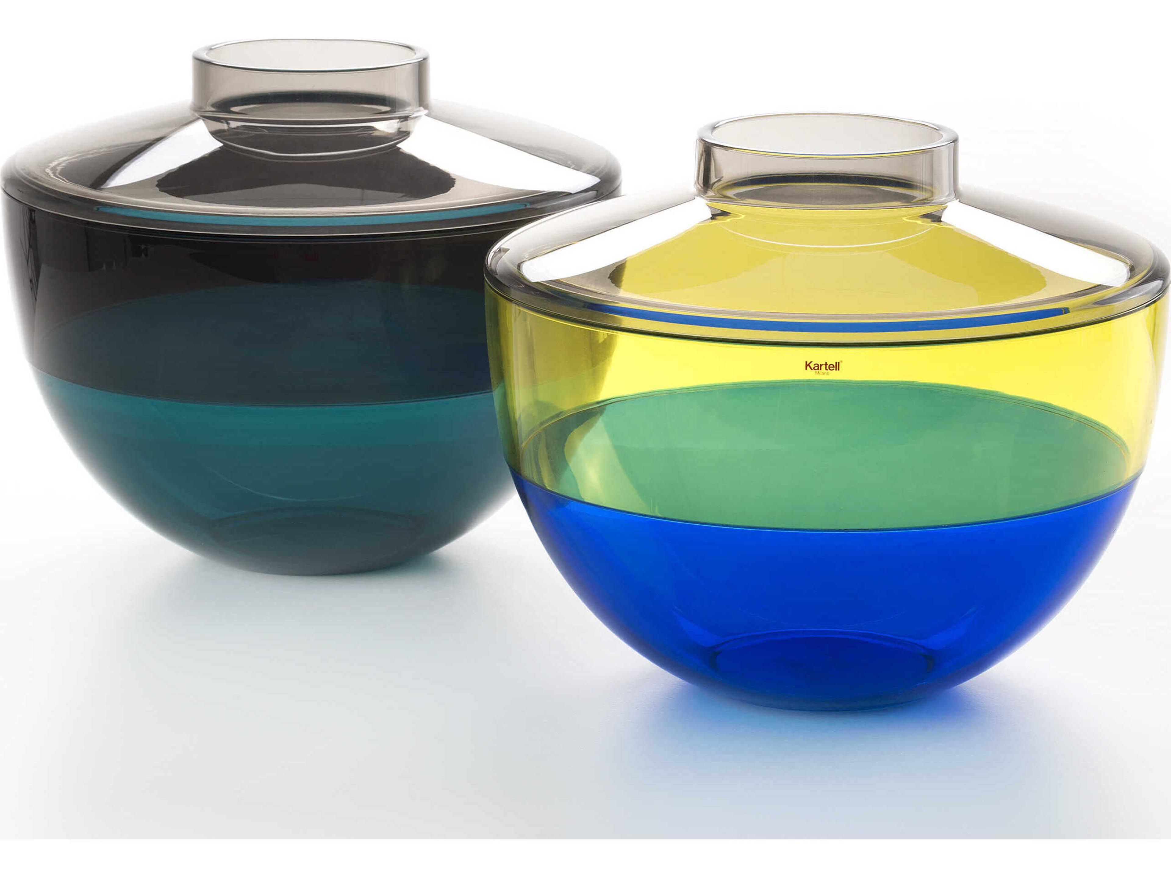 Kartell Shibuya Gray / Yellow / Blue Decorative Bowl