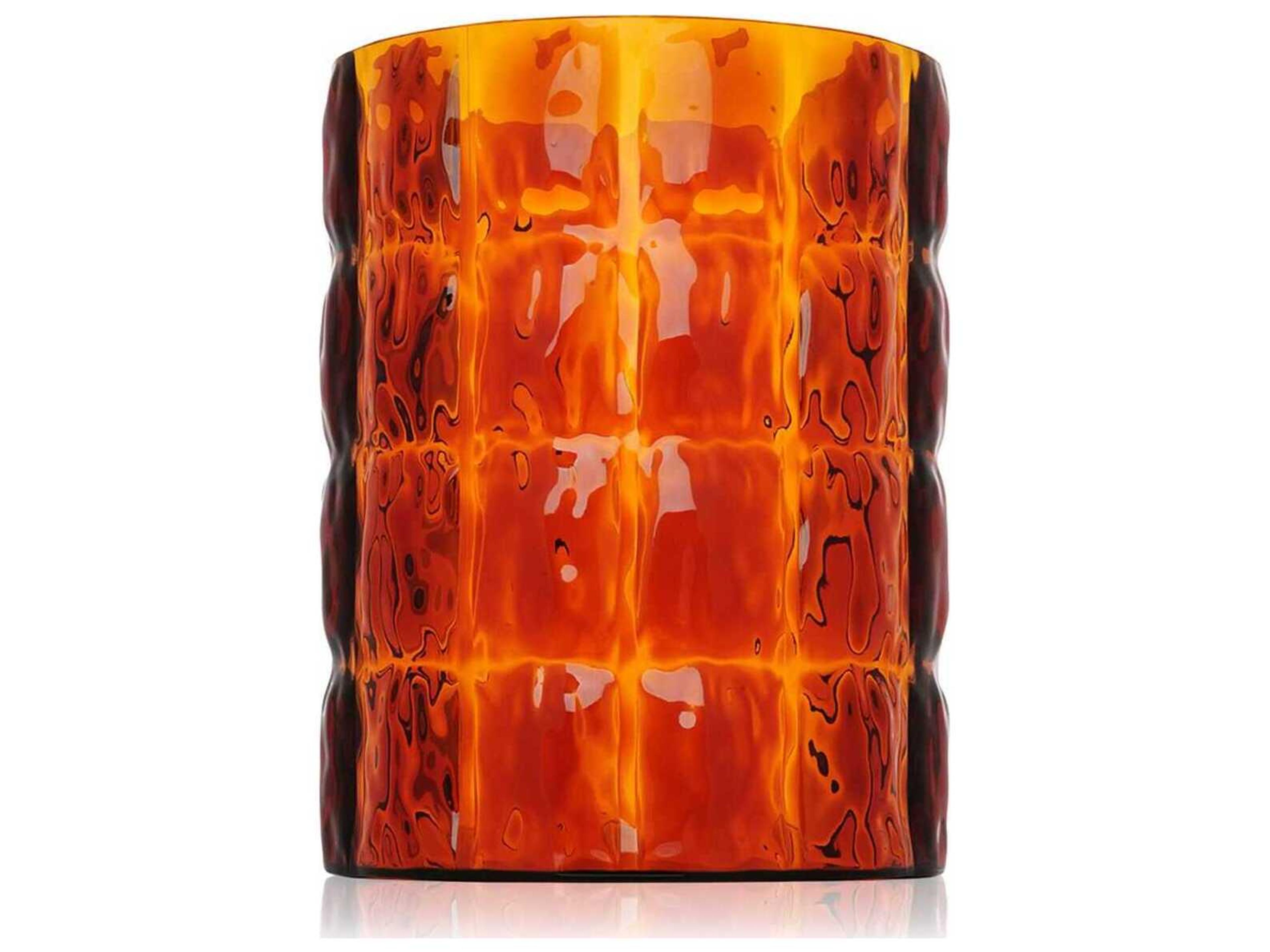 Matelasse Amber Vase