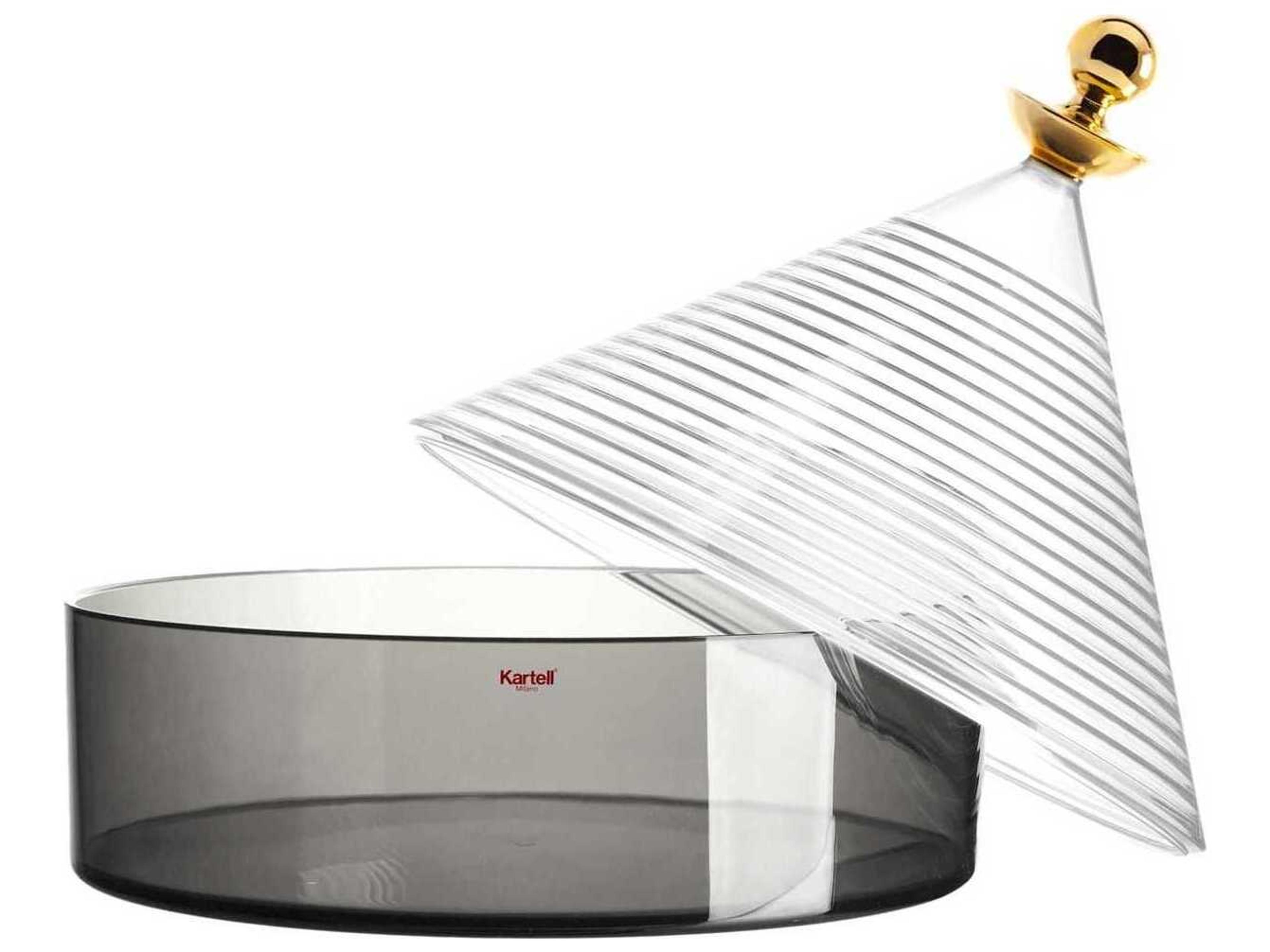 Kartell Trullo Crystal / Smoke Decorative Plate Accessories