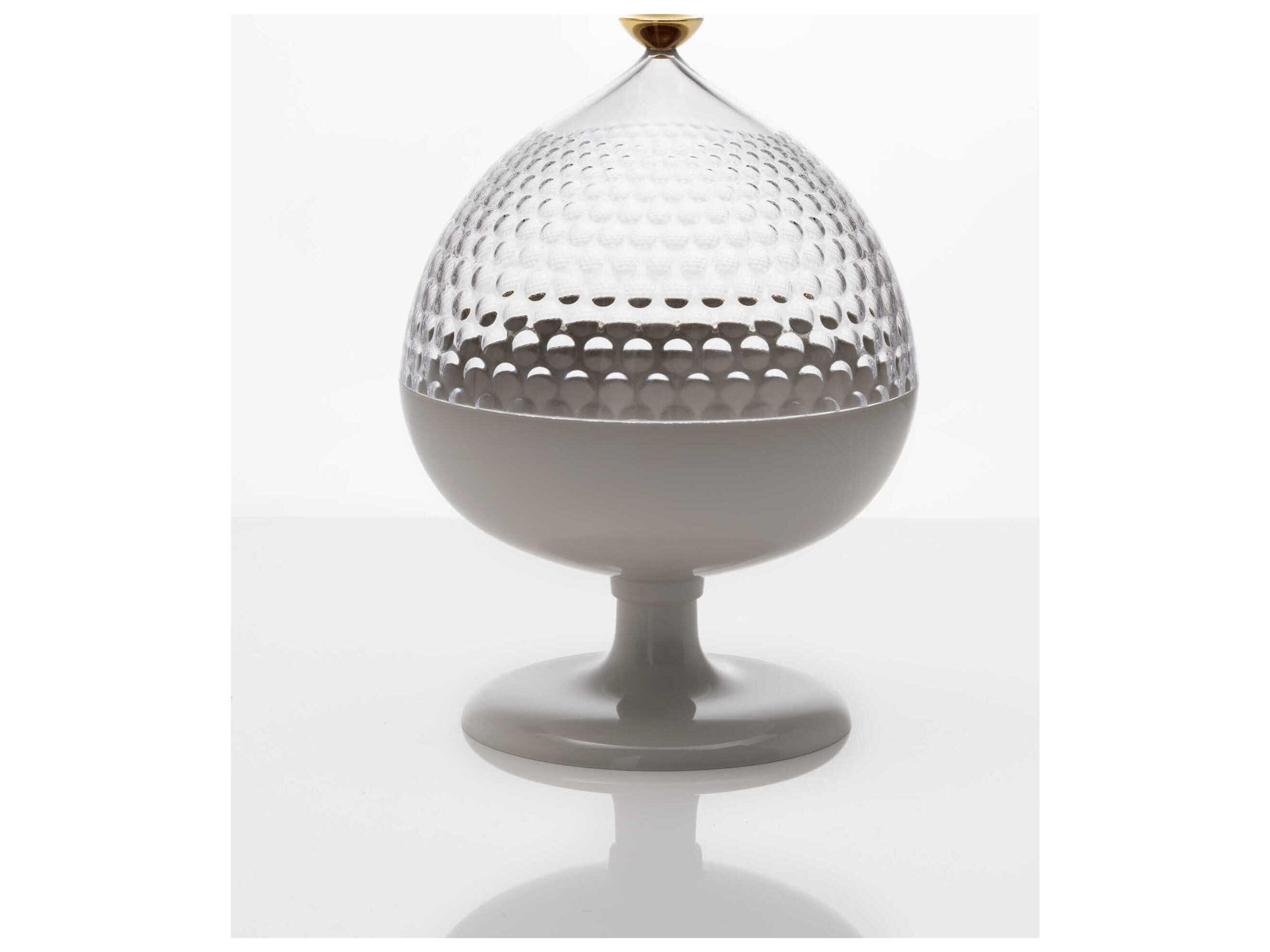 Kartell Pumo Transparent / White Candy Dish