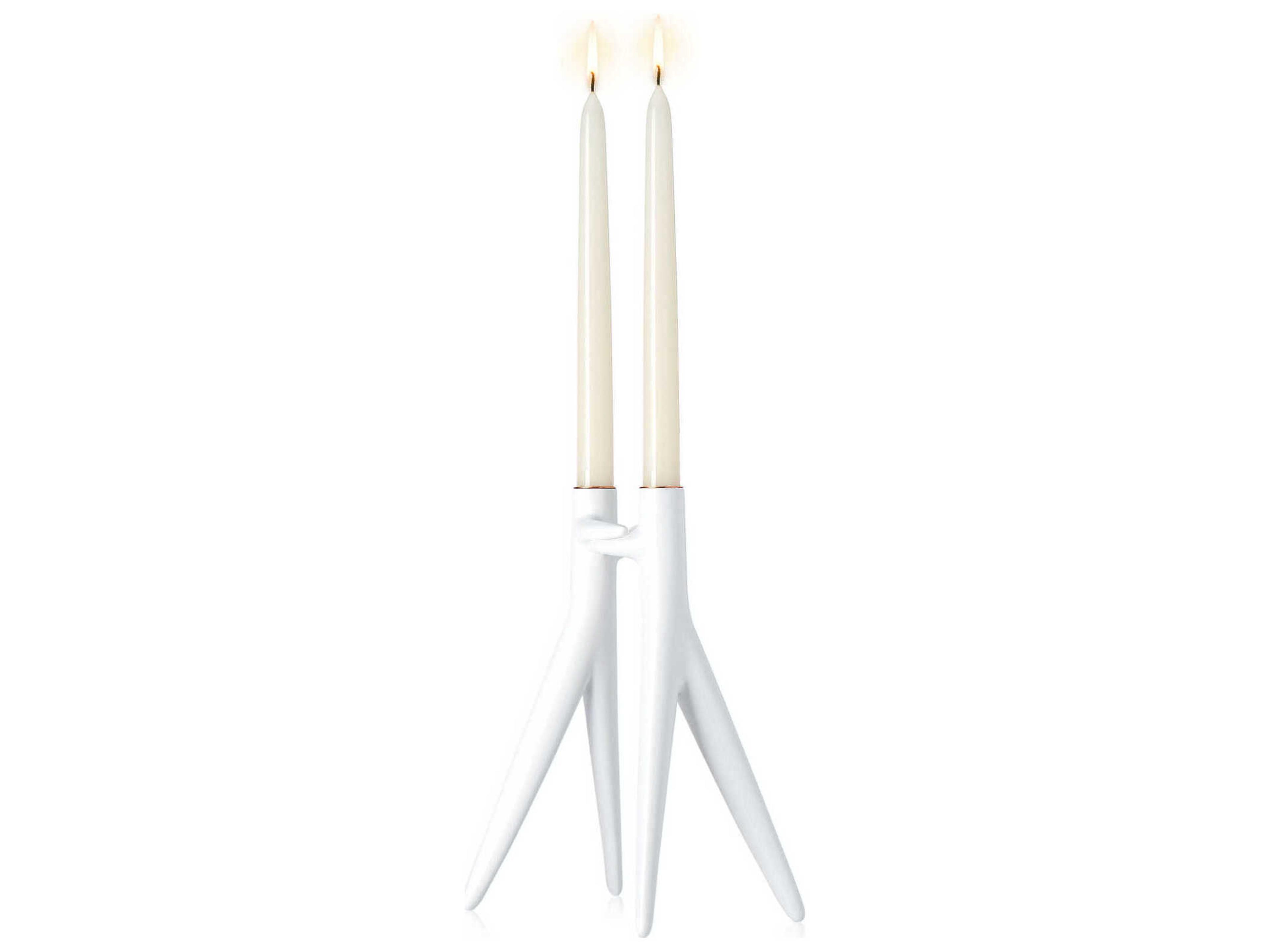 Kartell Abbracciaio White Candle Holder