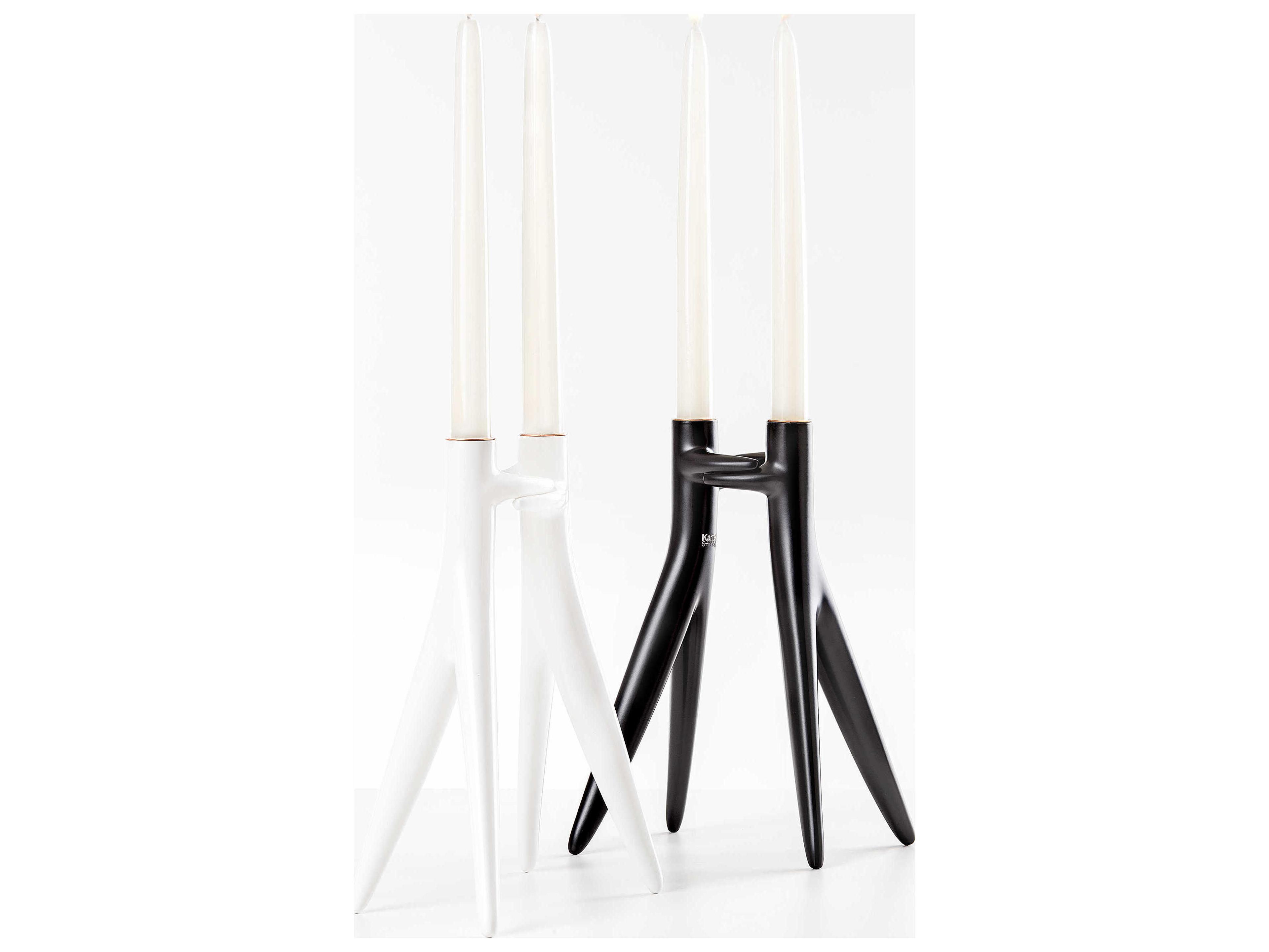 Kartell Abbracciaio White Candle Holder