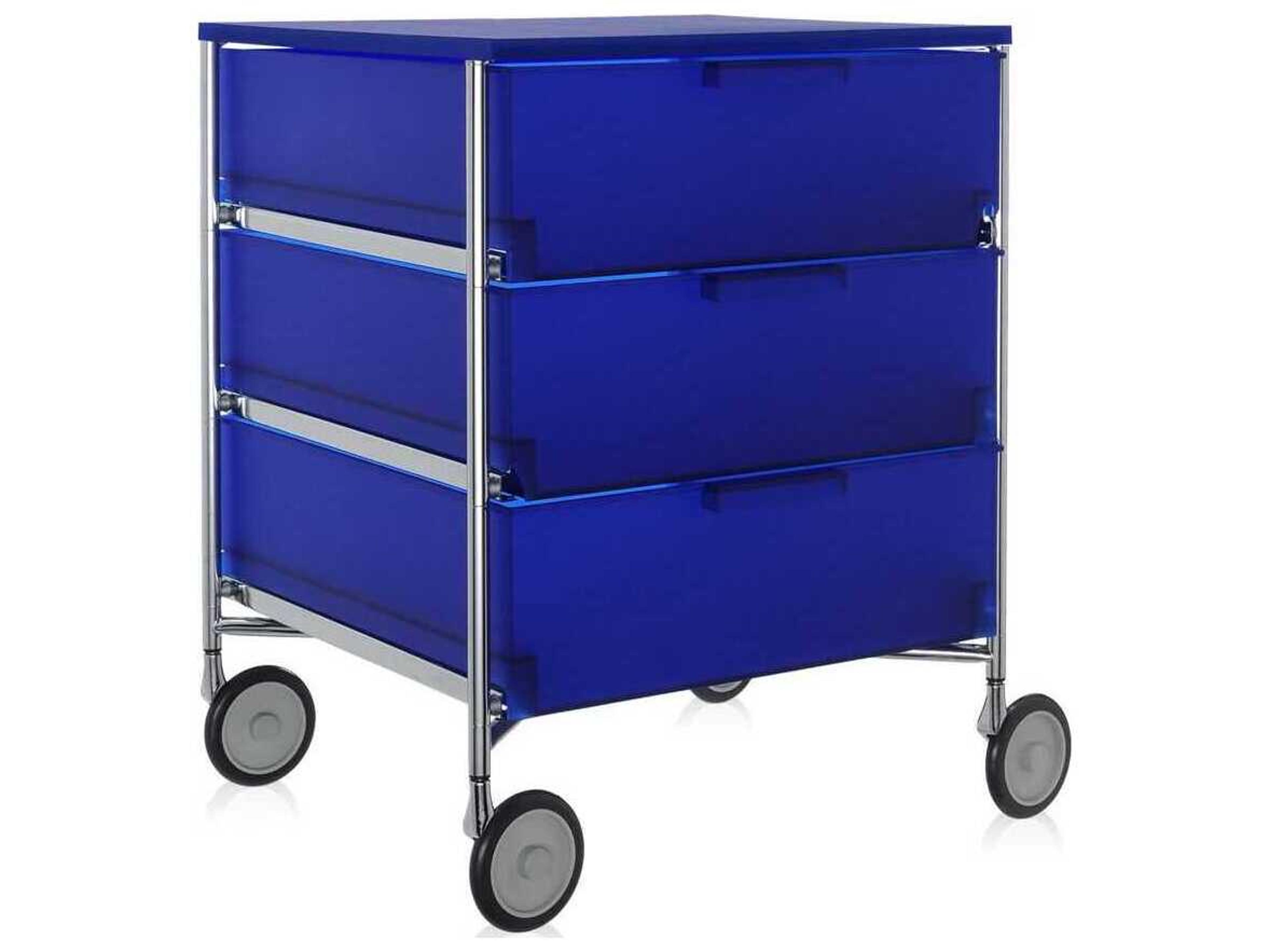 Mobil Blue File Cabinet