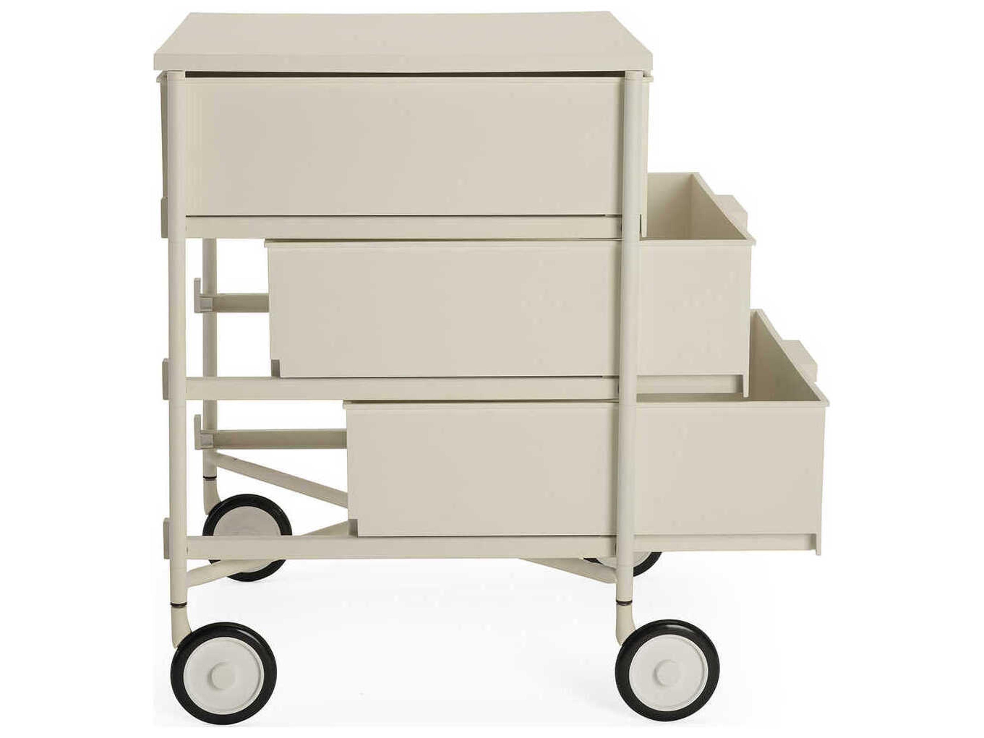 Kartell Mobil White File Cabinet