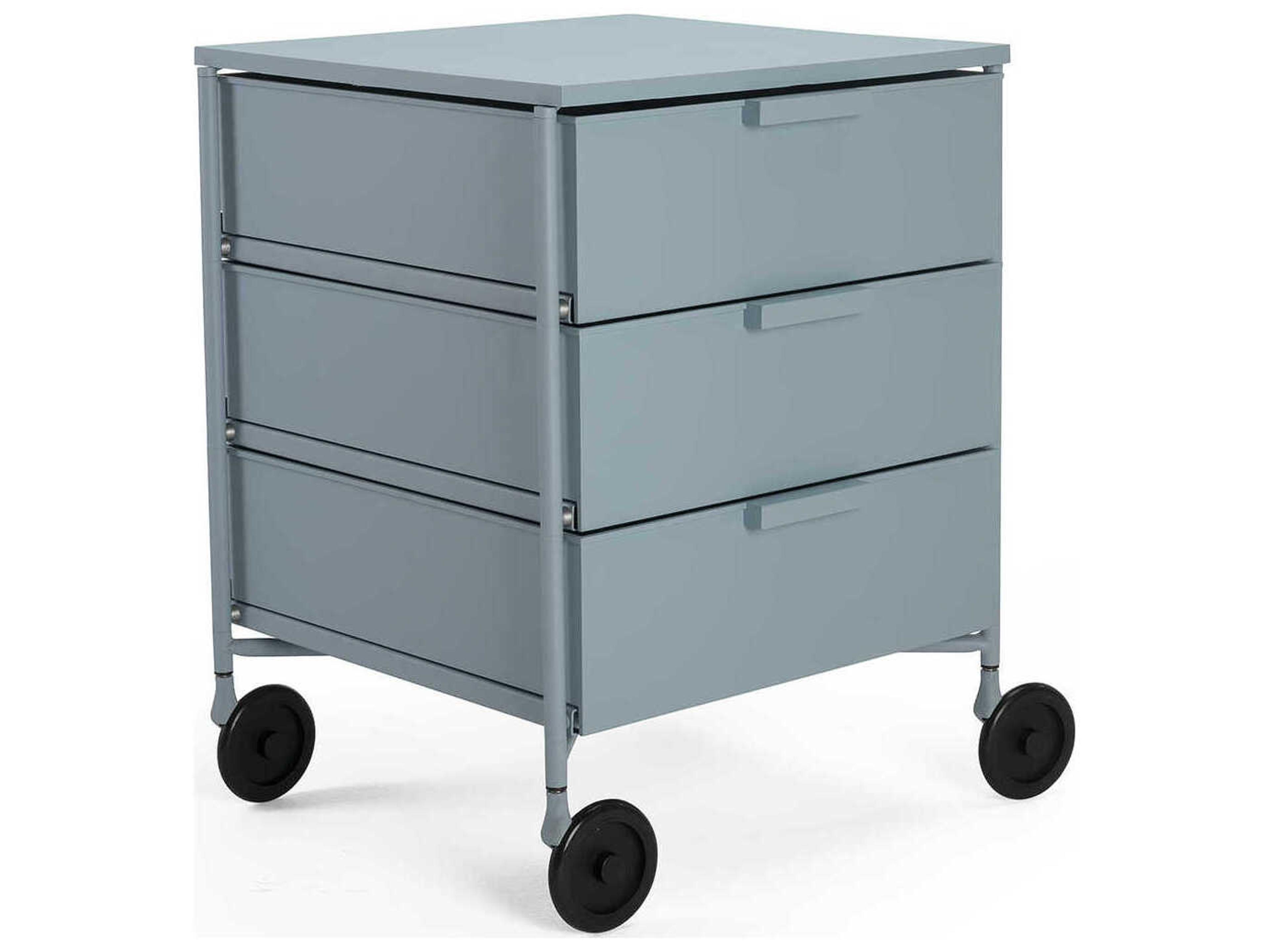 Mobil Pale Blue File Cabinet