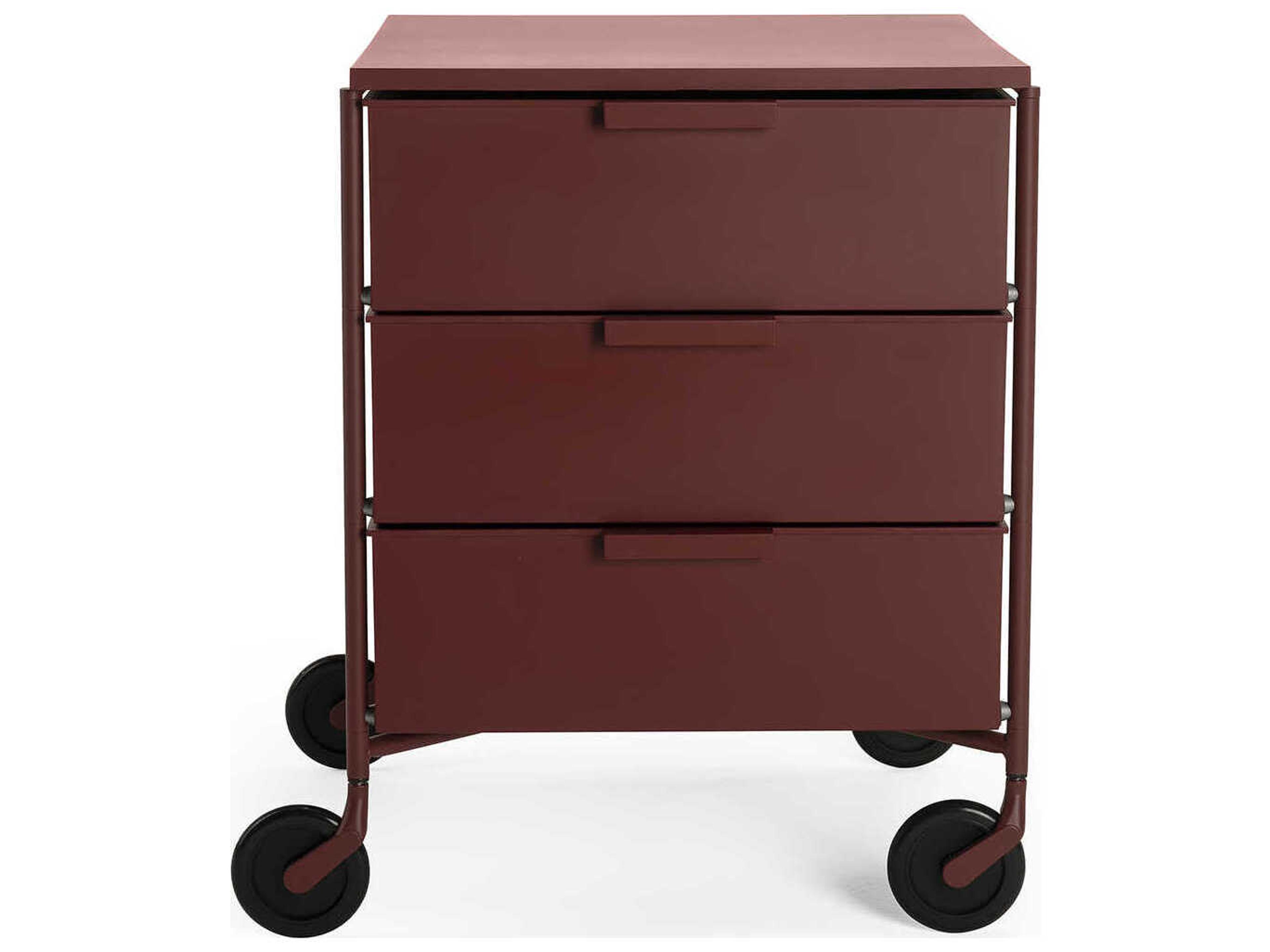 Kartell Mobil Plum File Cabinet