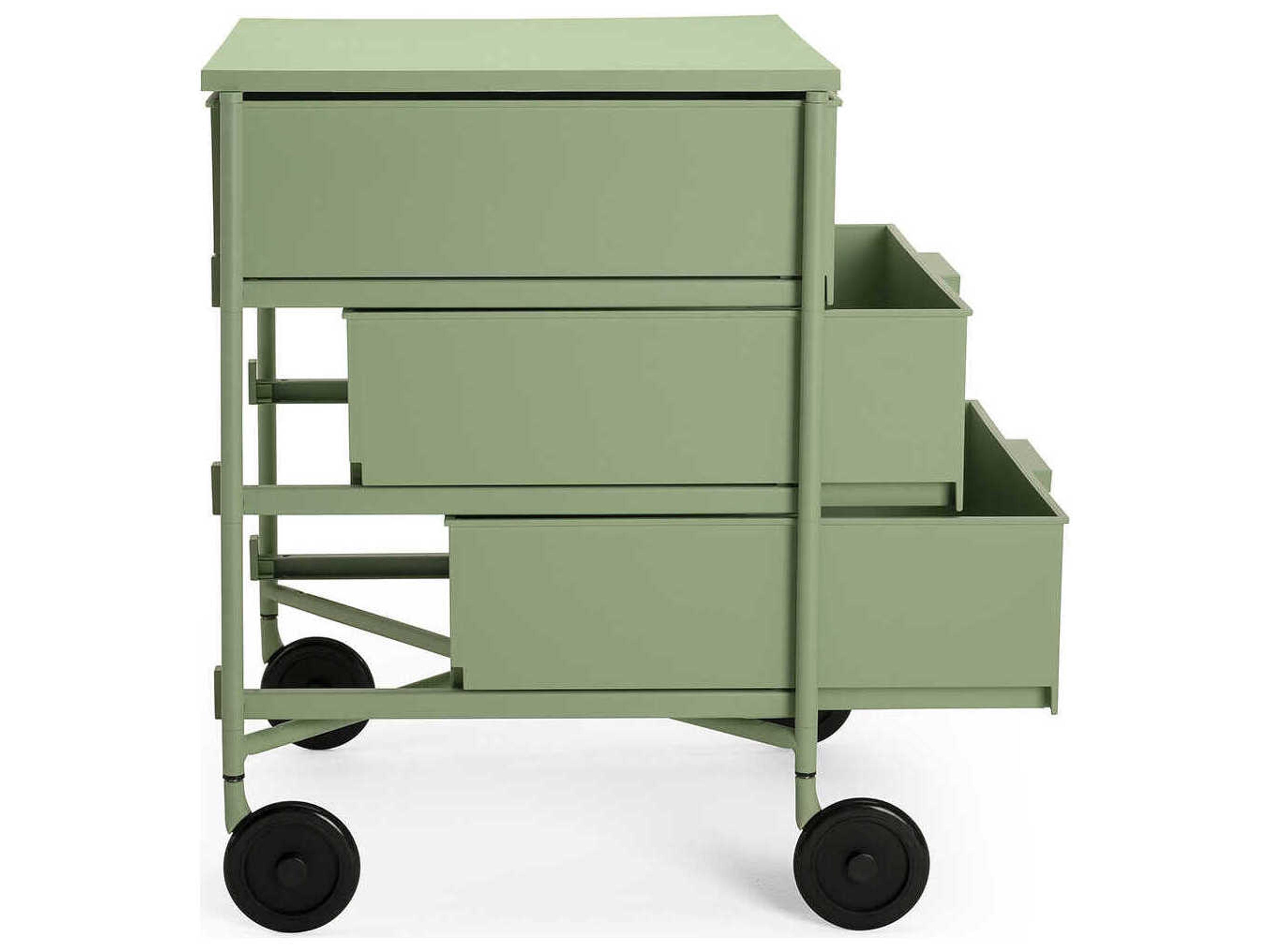 Kartell Mobil Pale Green File Cabinet
