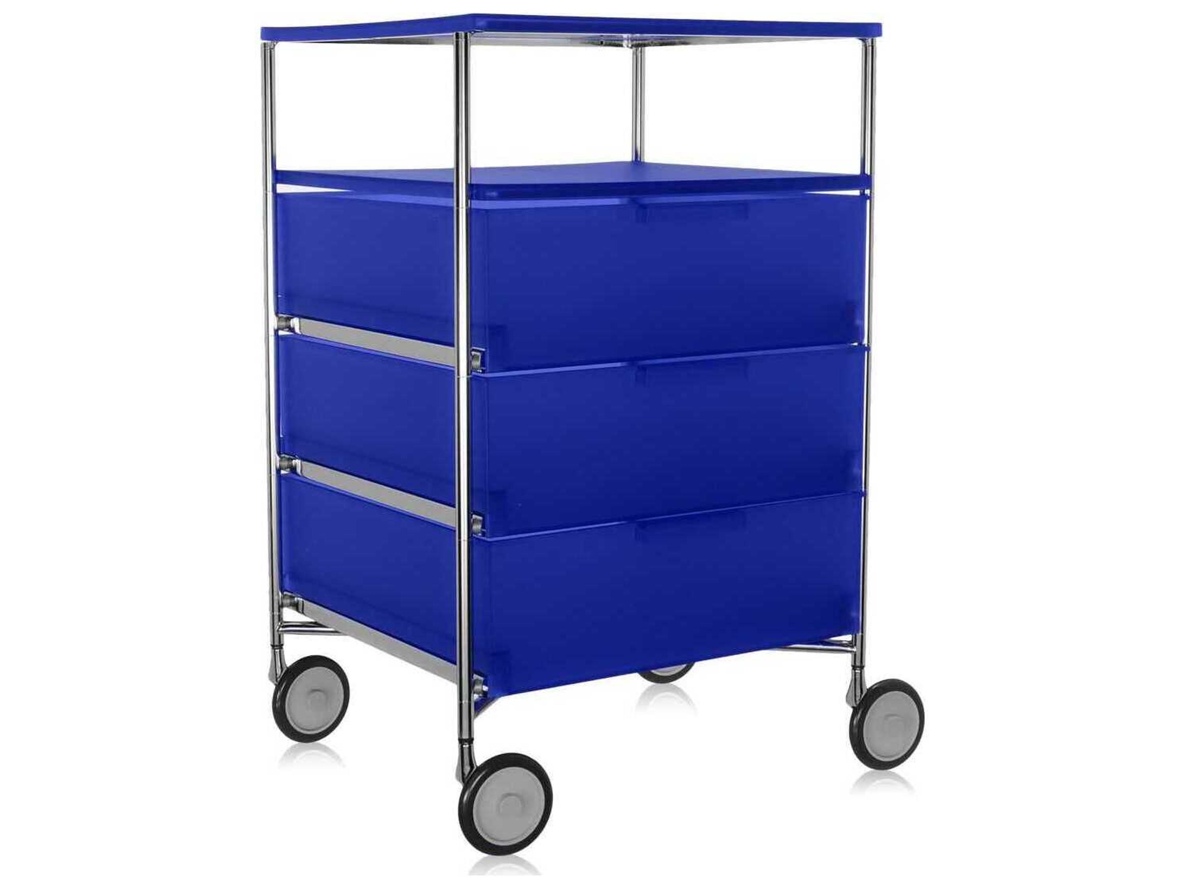 Mobil Blue File Cabinet