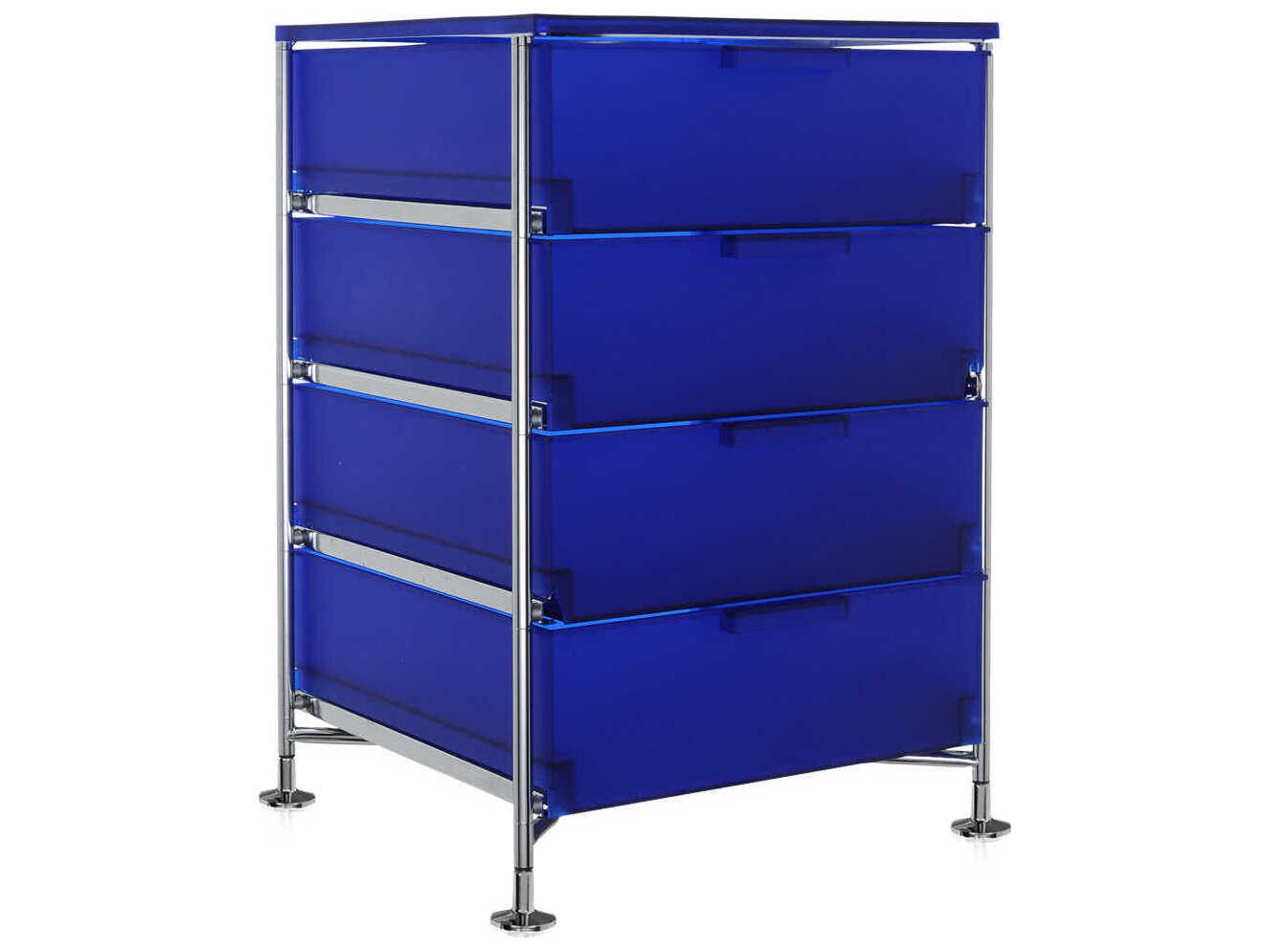 Mobil Blue File Cabinet