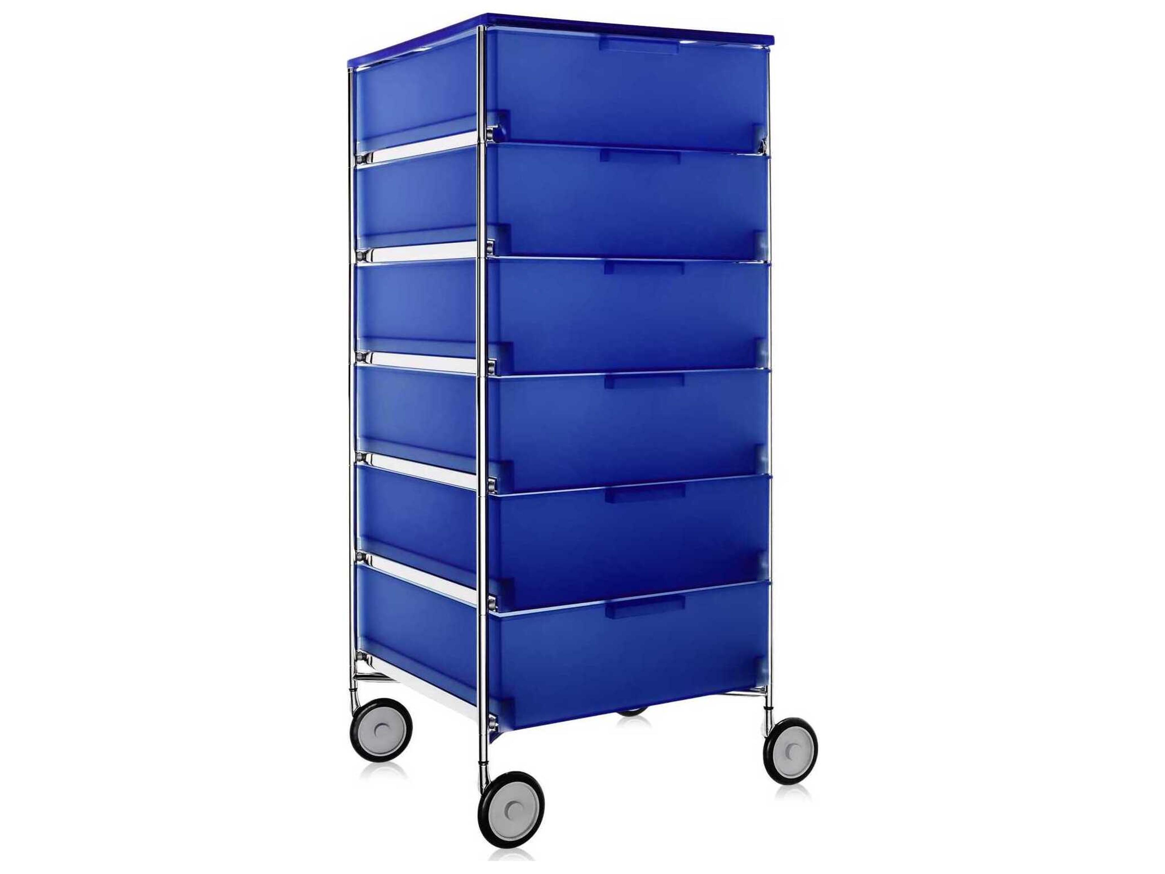 Mobil Blue File Cabinet