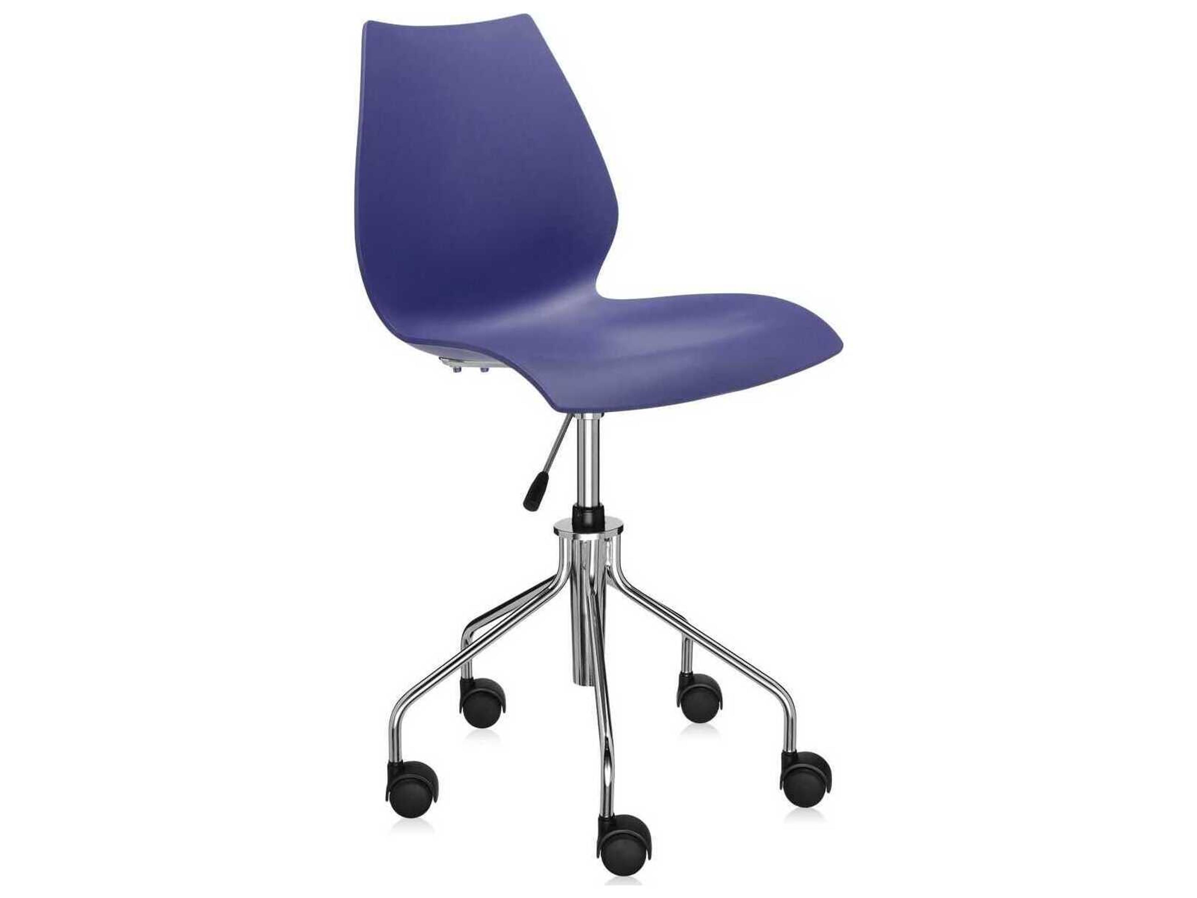 Maui Silver Adjustable Computer Office Chair