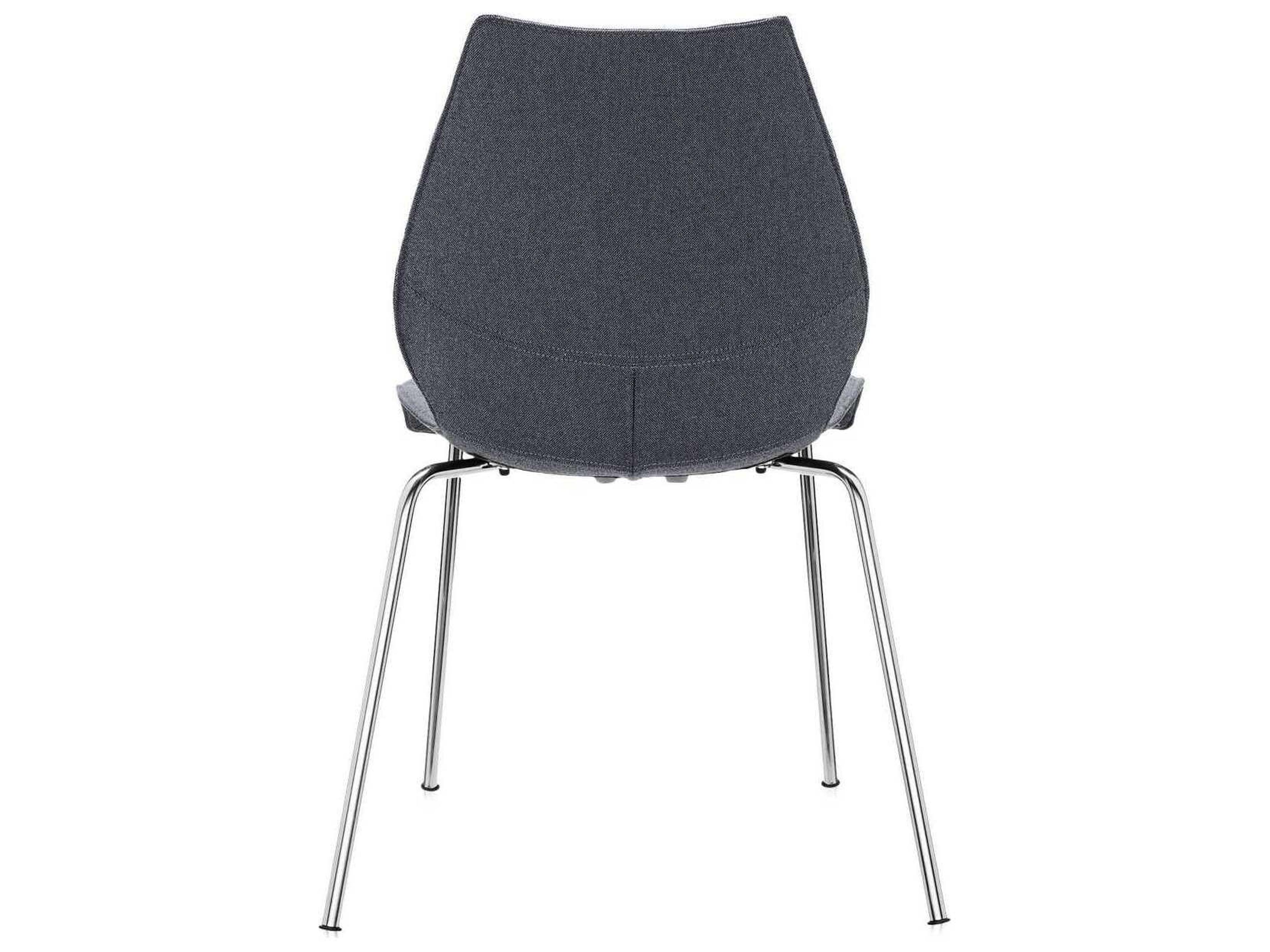 Kartell Maui Silver Upholstered Computer Office Chair  (Sold in 2)