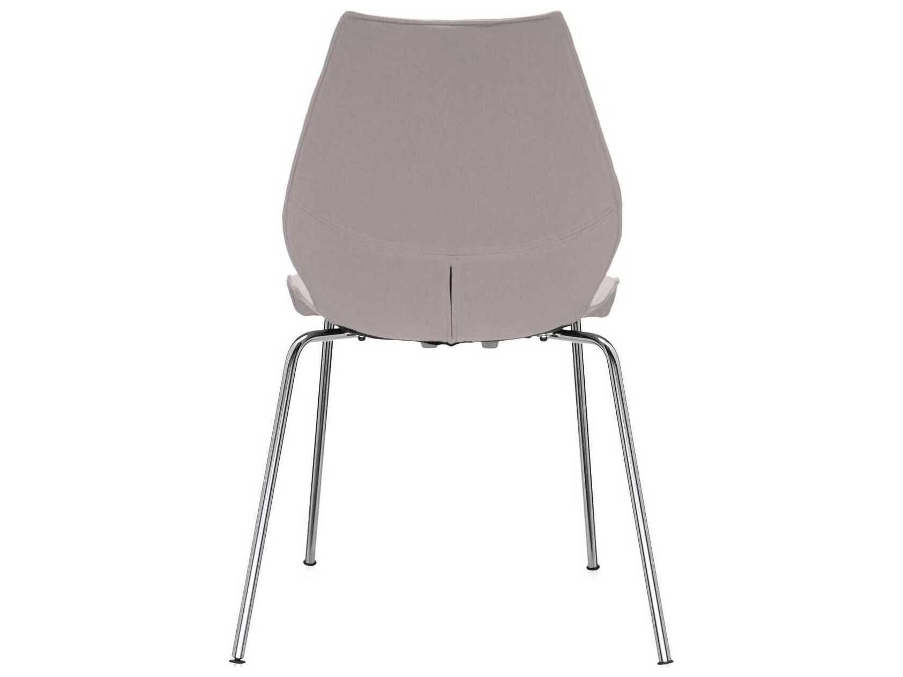 Kartell Maui Silver Upholstered Computer Office Chair  (Sold in 2)