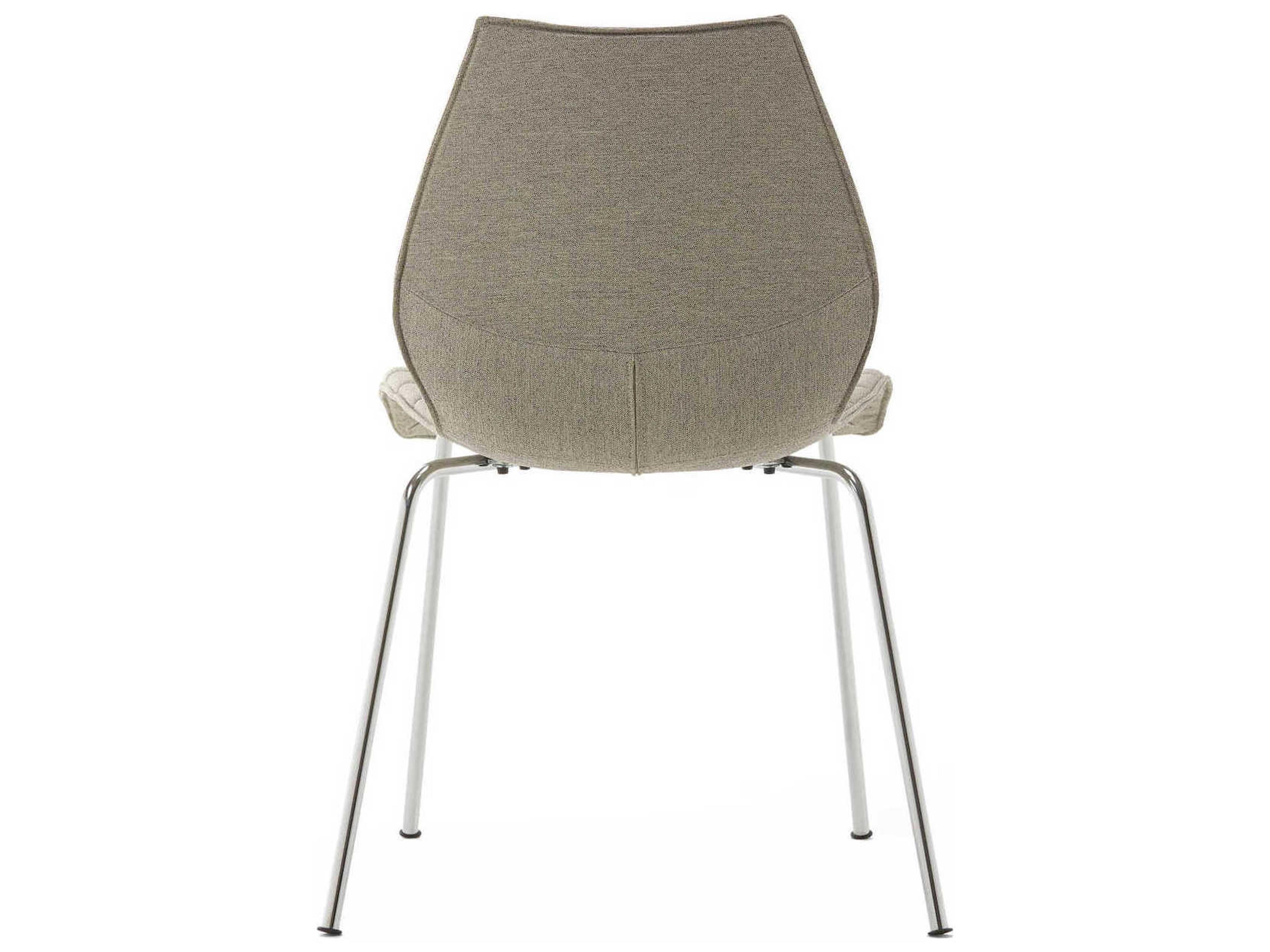Kartell Maui Silver Upholstered Computer Office Chair  (Sold in 2)