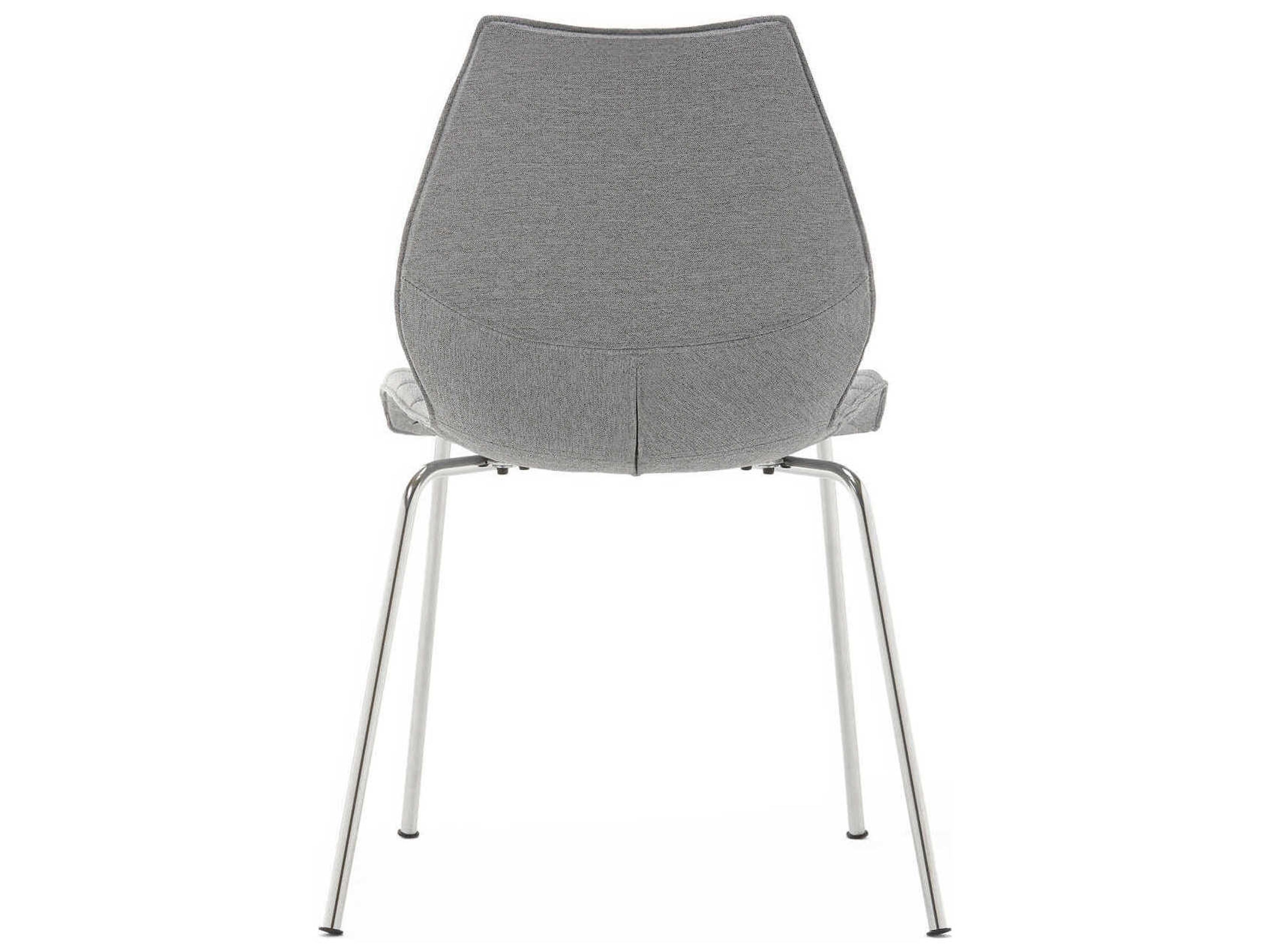Kartell Maui Silver Upholstered Computer Office Chair  (Sold in 2)