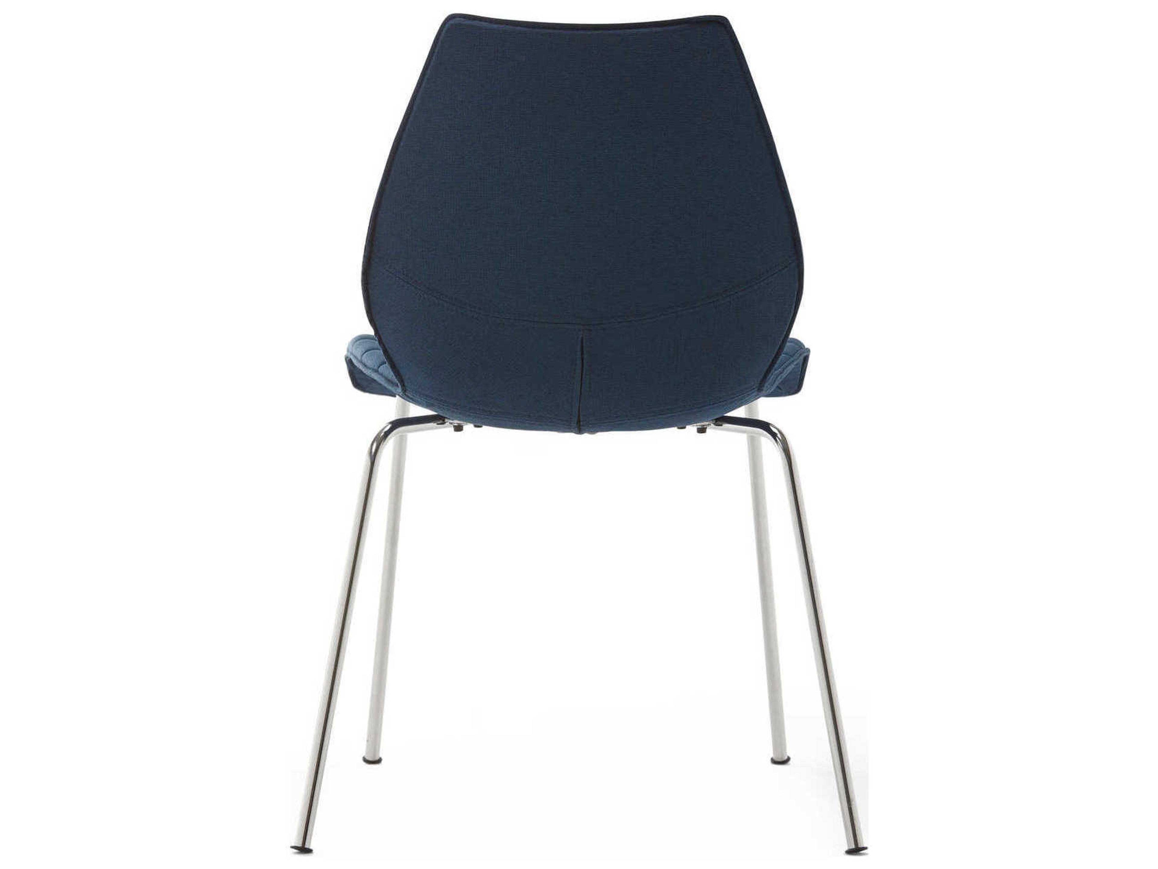 Kartell Maui Silver Upholstered Computer Office Chair  (Sold in 2)