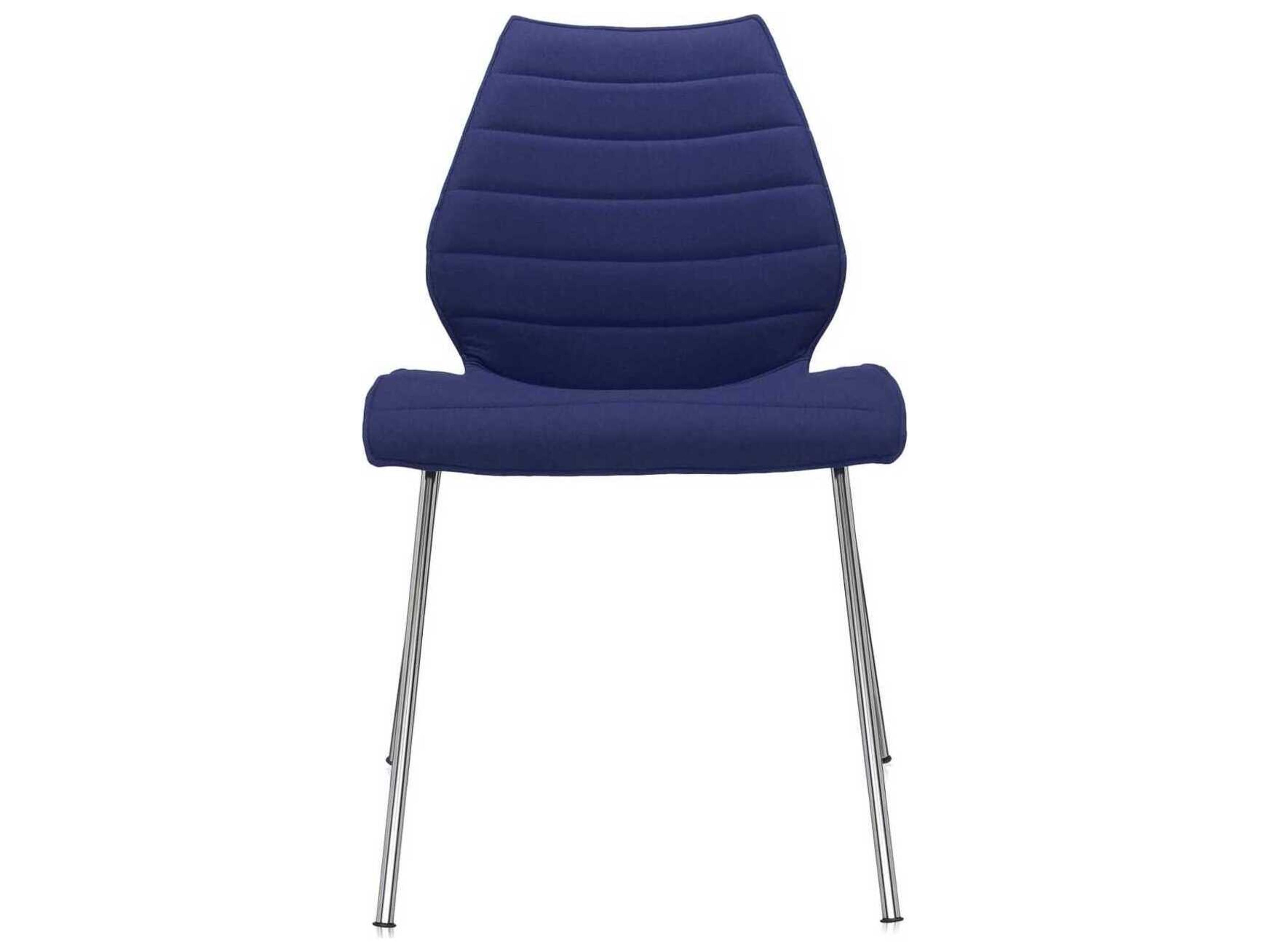 Kartell Maui Silver Upholstered Computer Office Chair  (Sold in 2)