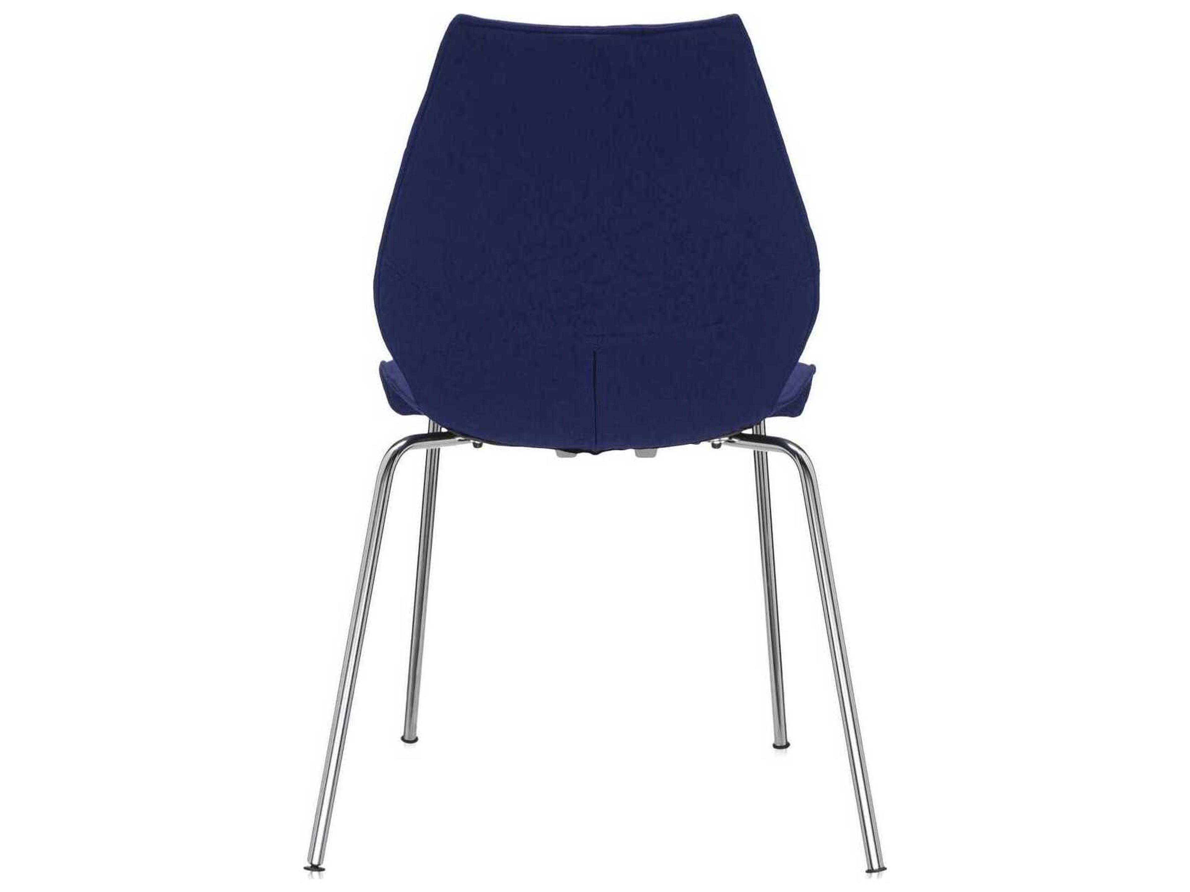 Kartell Maui Silver Upholstered Computer Office Chair  (Sold in 2)