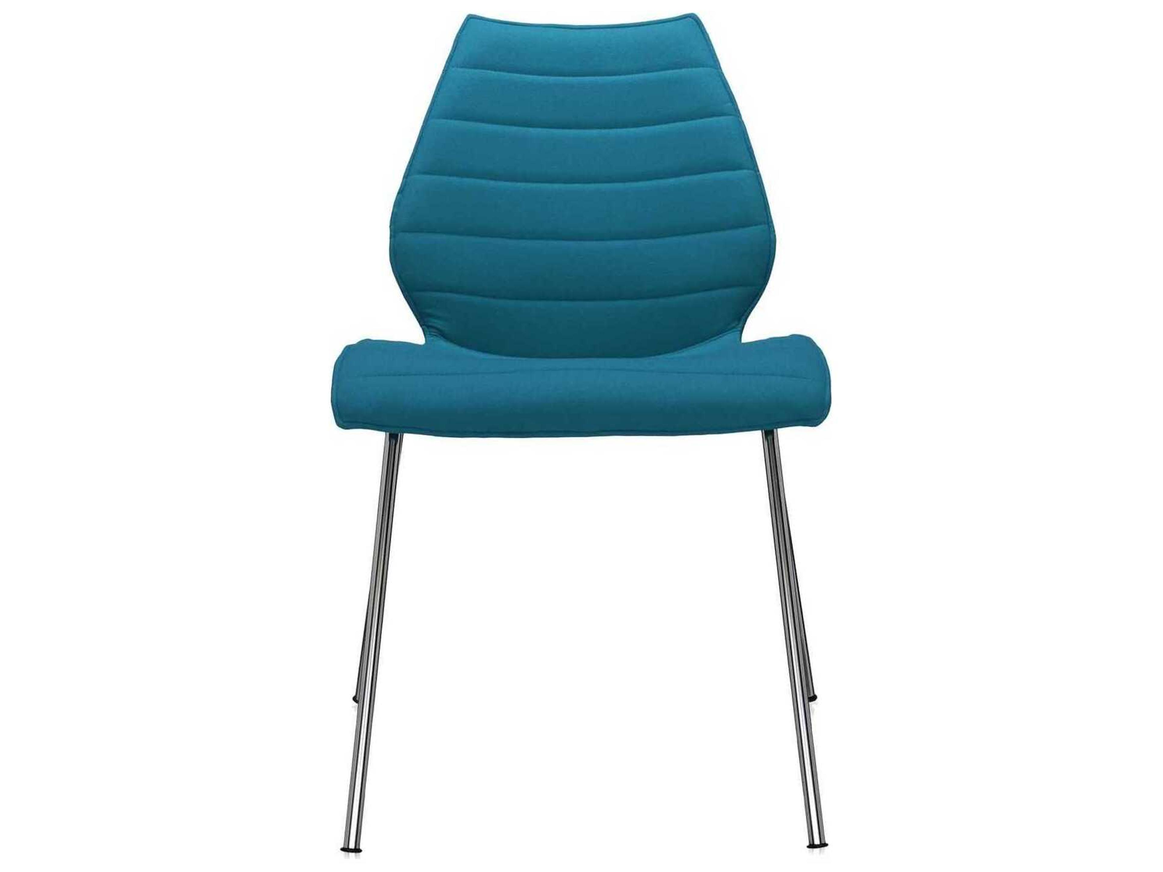 Kartell Maui Blue Upholstered Computer Office Chair  (Sold in 2)
