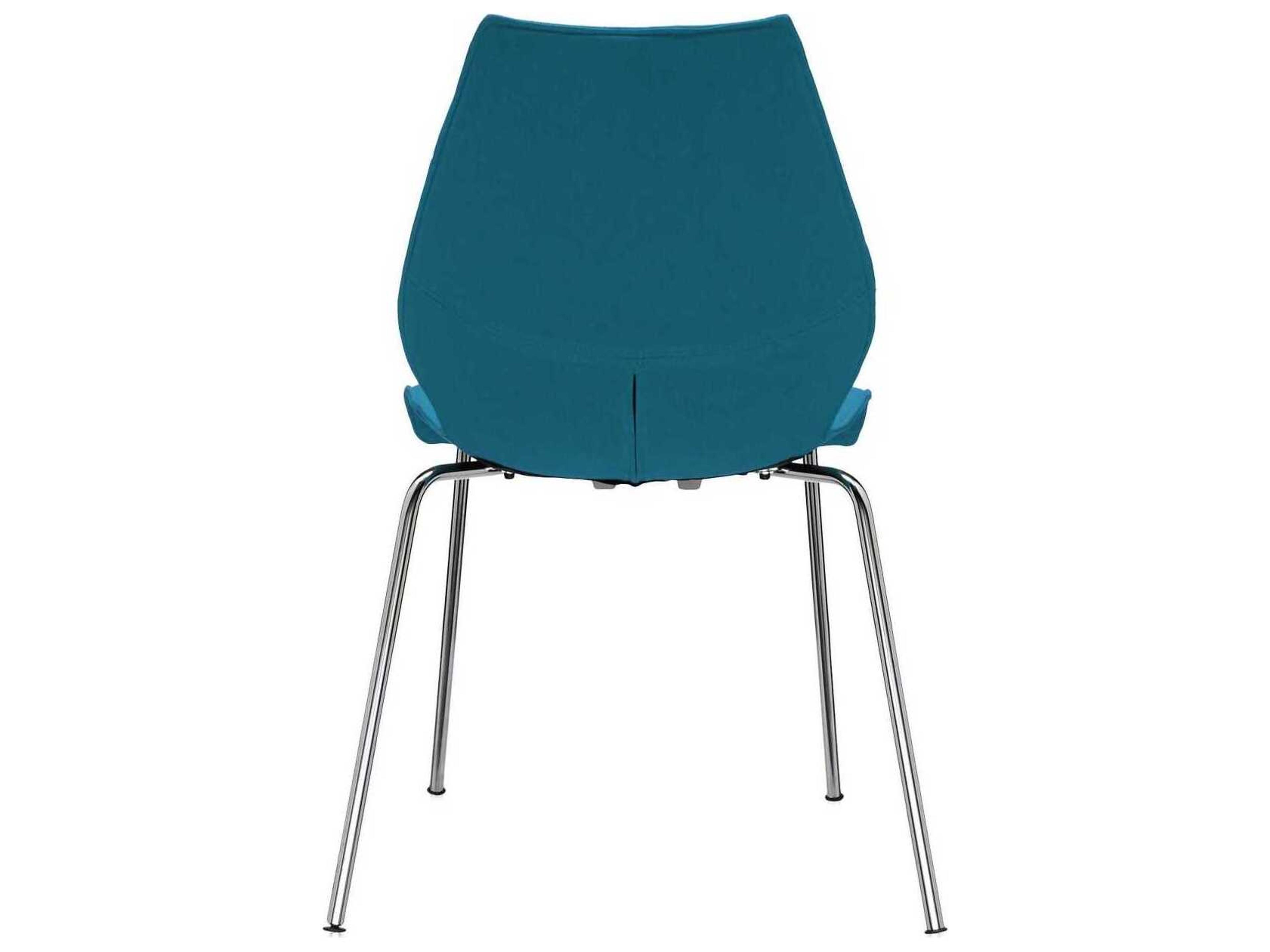 Kartell Maui Blue Upholstered Computer Office Chair  (Sold in 2)