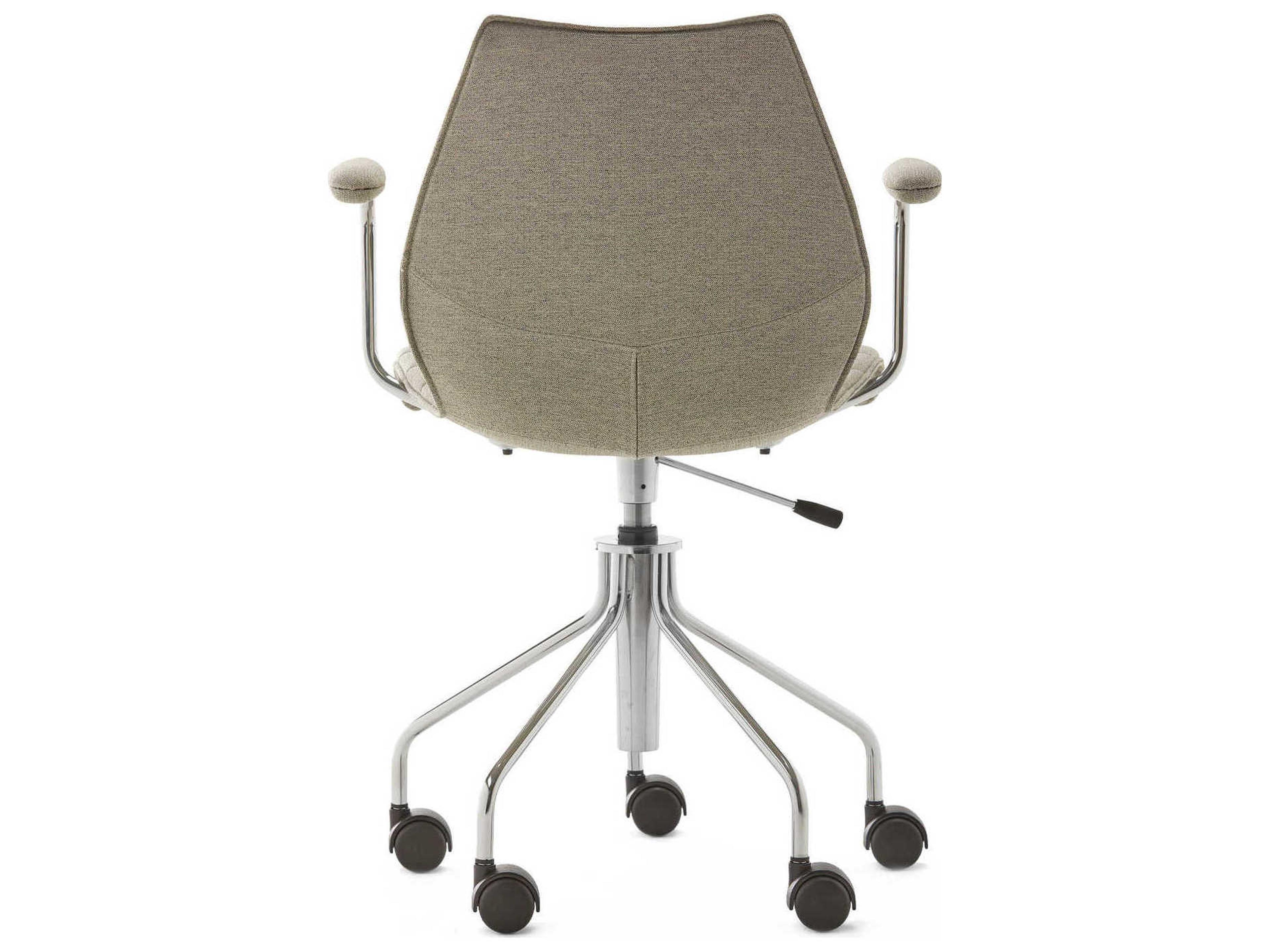 Kartell Maui Silver Upholstered Adjustable Computer Office Chair