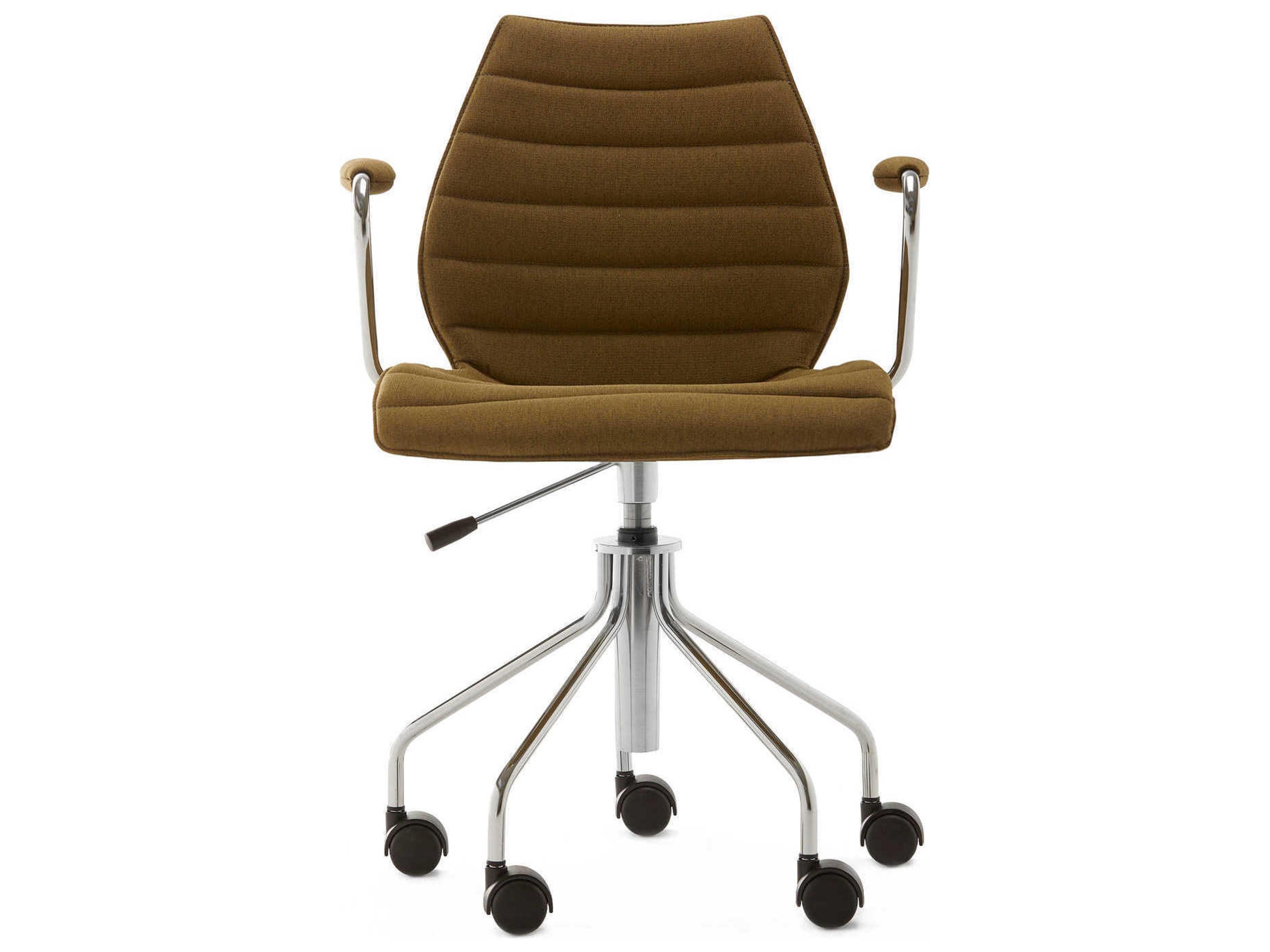 Kartell Maui Green Upholstered Adjustable Computer Office Chair