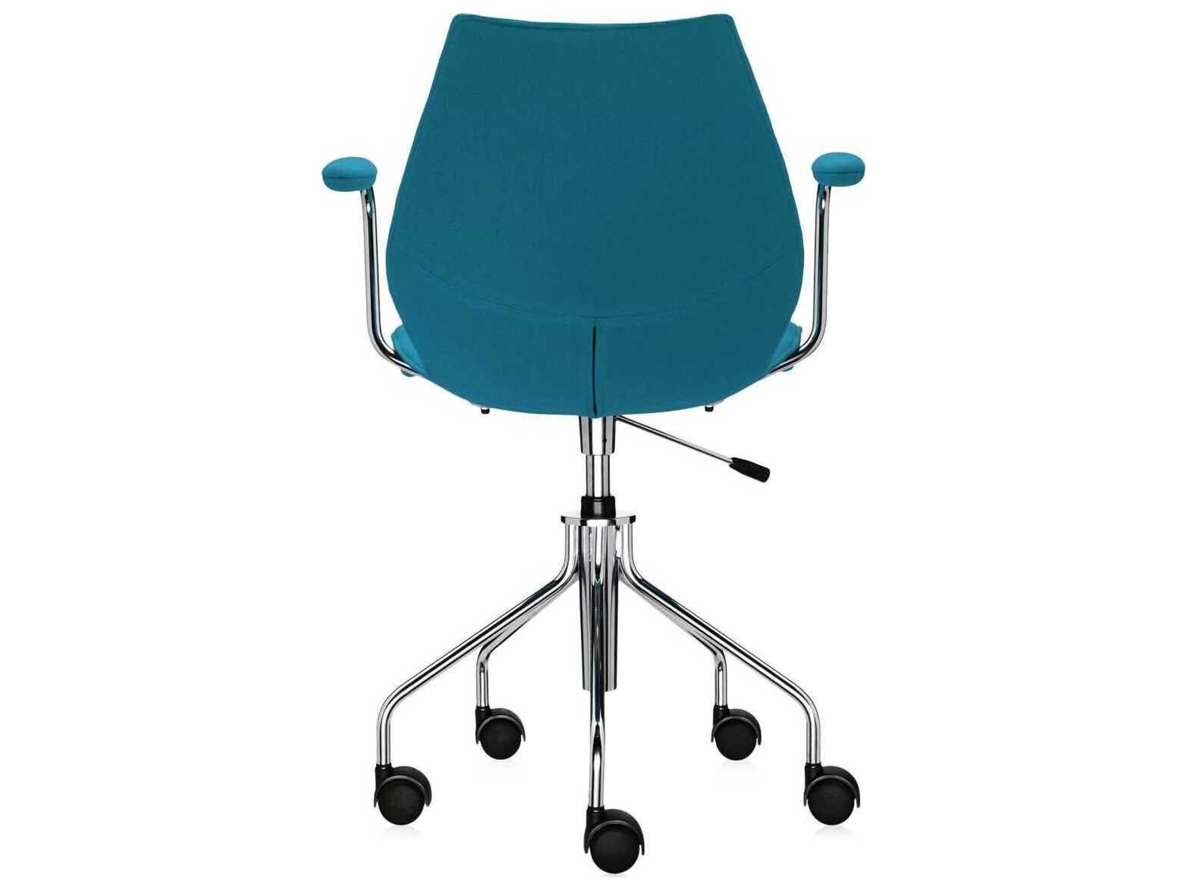 Kartell Maui Blue Upholstered Adjustable Computer Office Chair