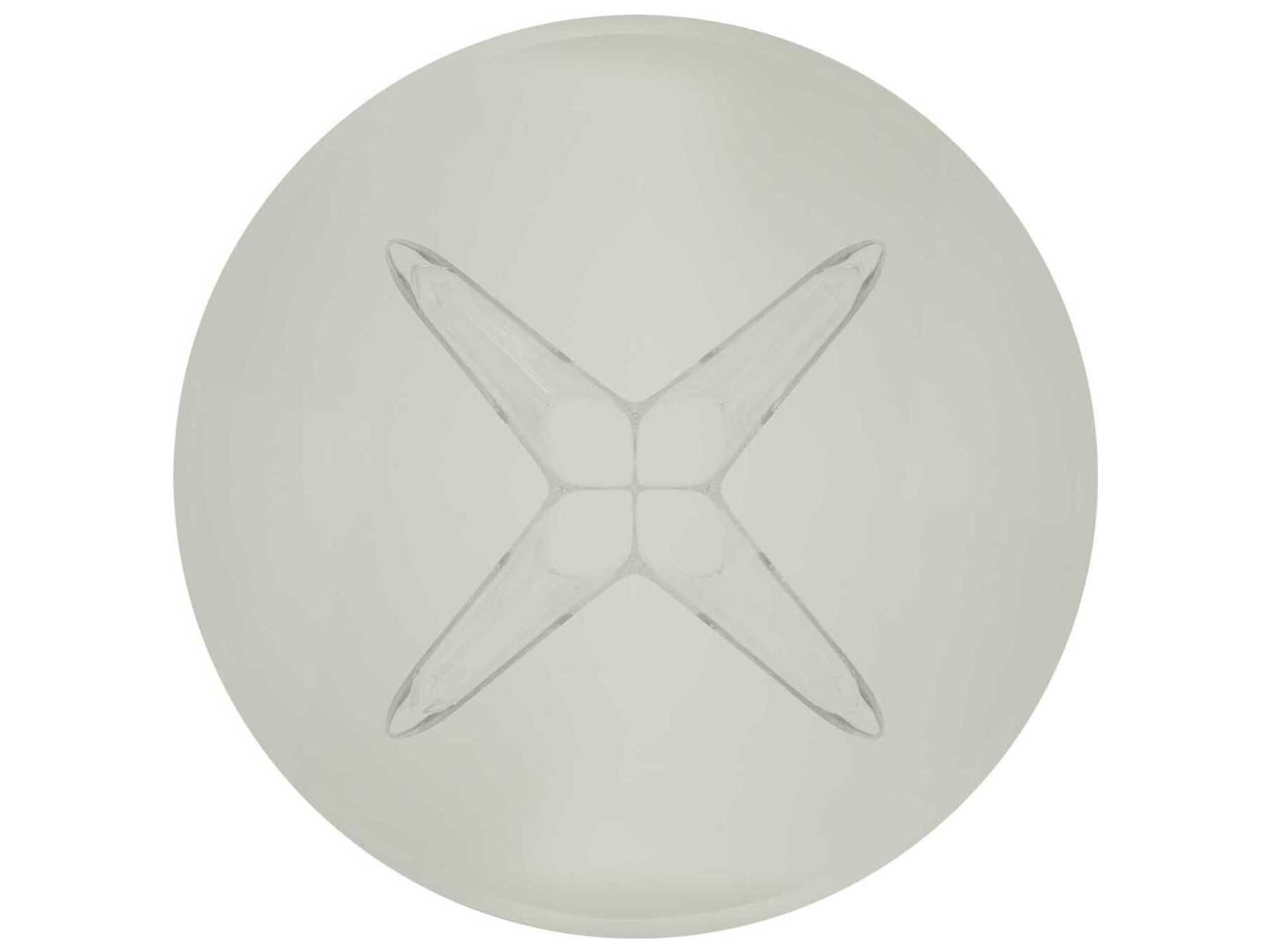 Kartell Sir Gio Round Plastic Yellow Transparent Dining Table