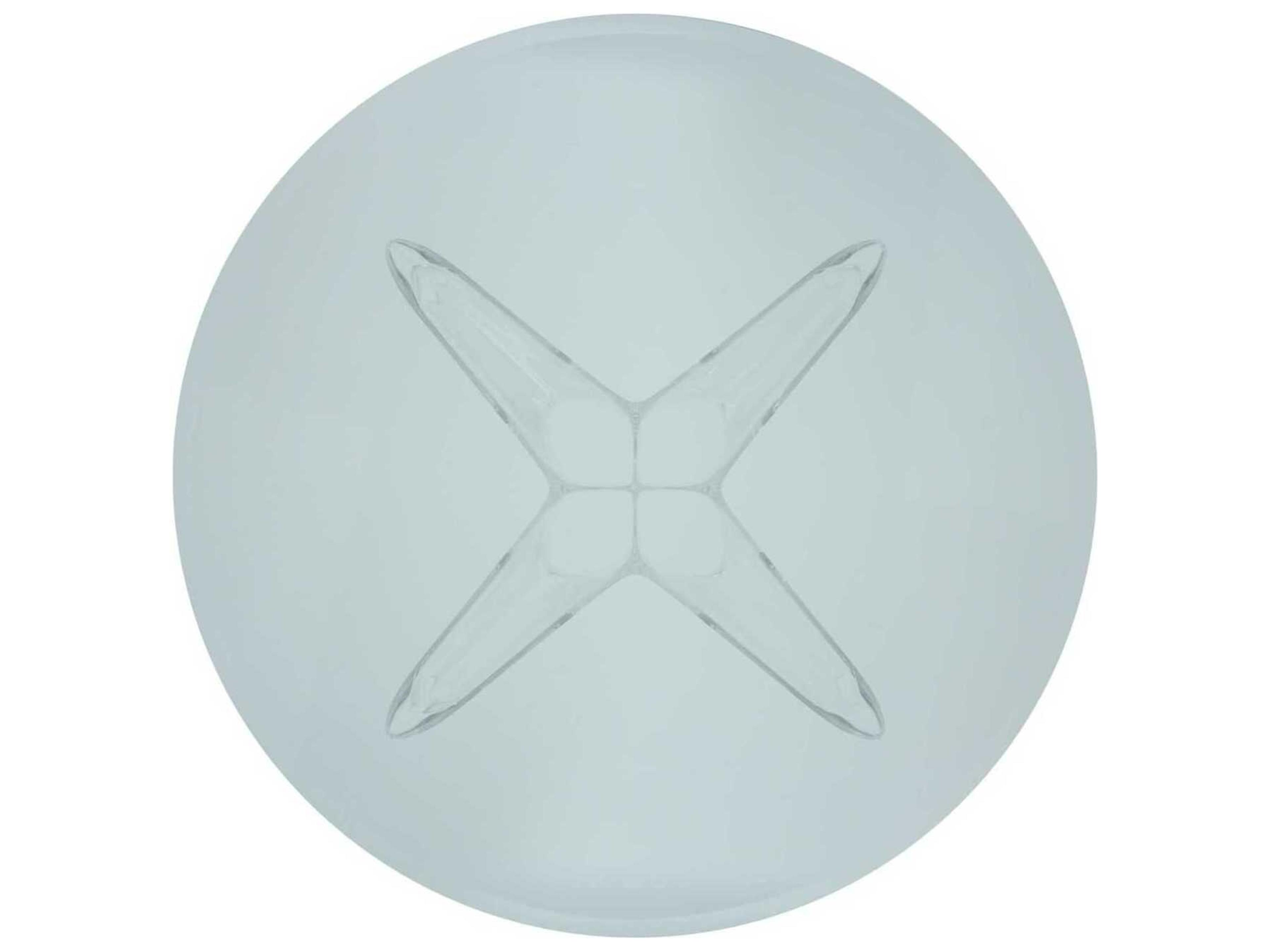 Kartell Sir Gio Round Plastic Green Transparent Dining Table