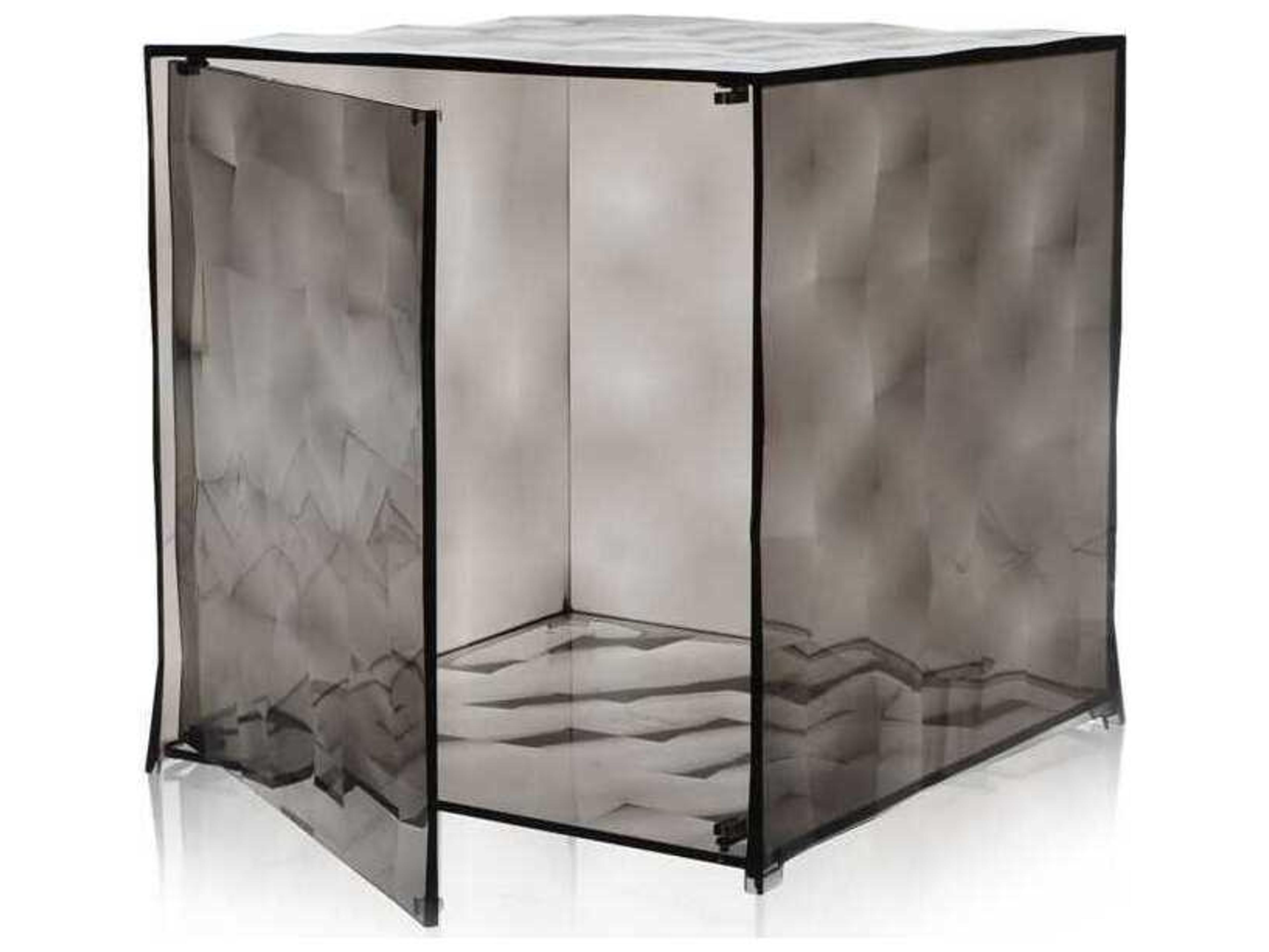 Kartell Optic Smoke Container Cube with Door