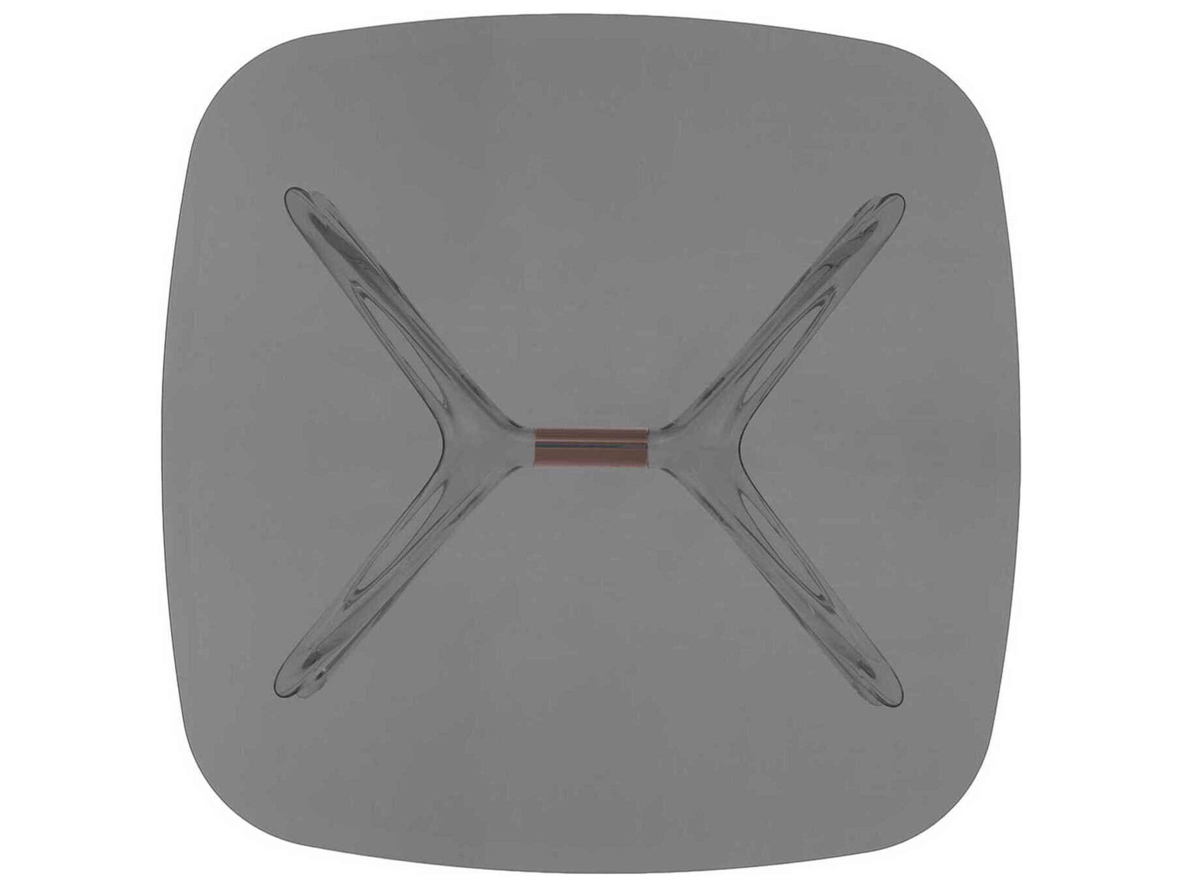 Kartell Blast Square Smoke Crystal Bronze Coffee Table