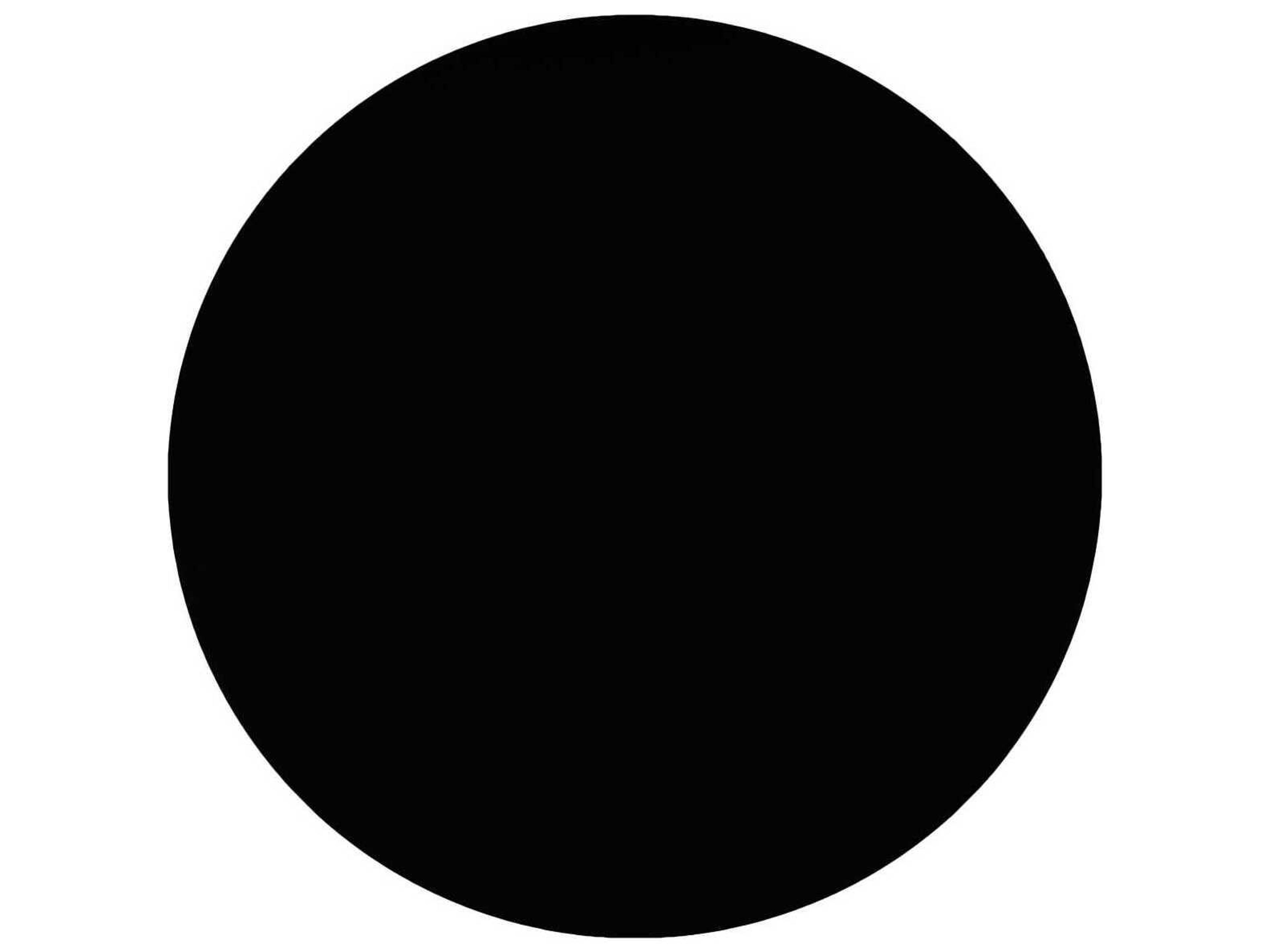 Kartell Toptop Round Plastic Black Dining Table